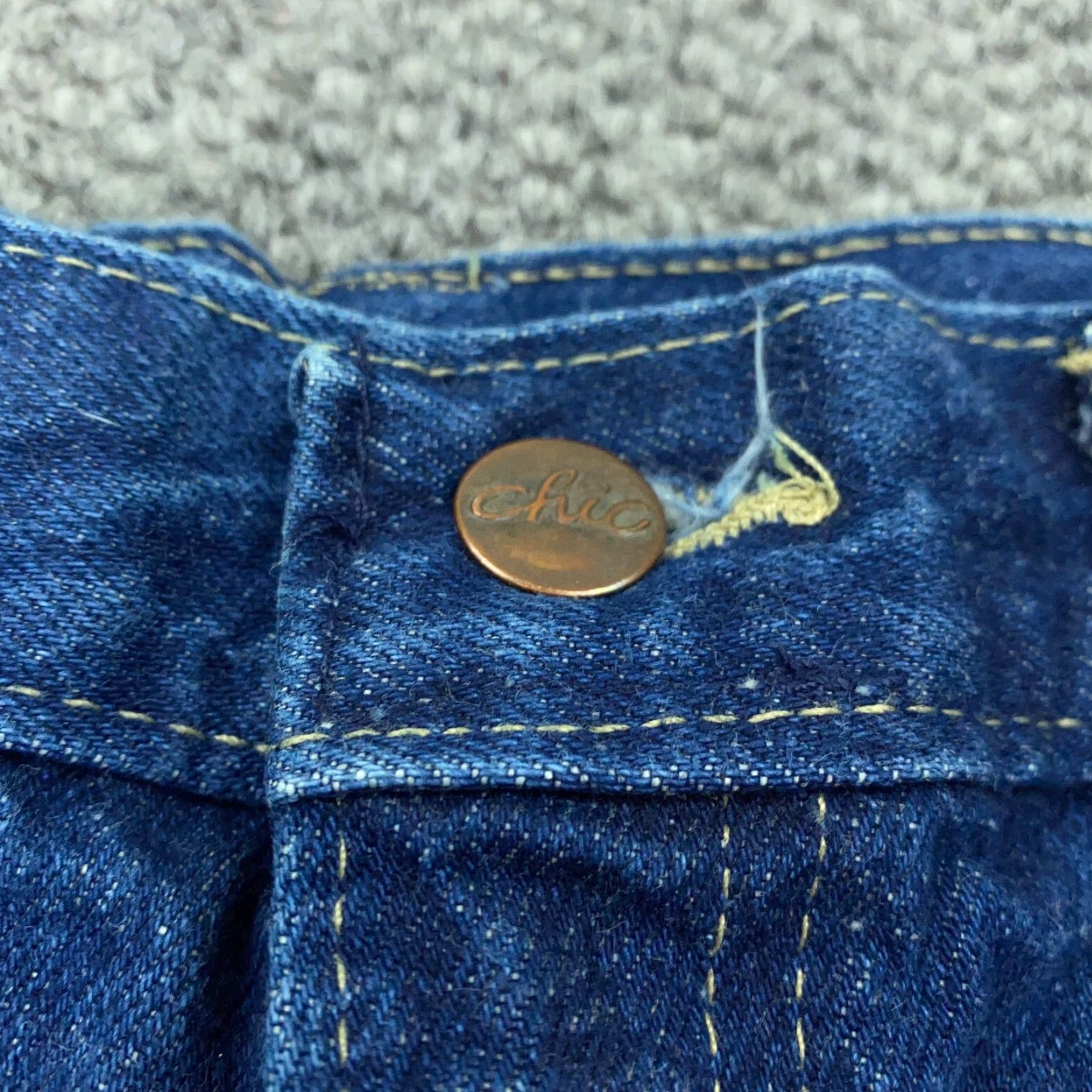 Vintage VINTAGE CHIC Jeans Women's 14 Short Blue High-Rise Made In USA 80s Mom Retro Size 27" / US 4 / IT 40 - 5 Thumbnail
