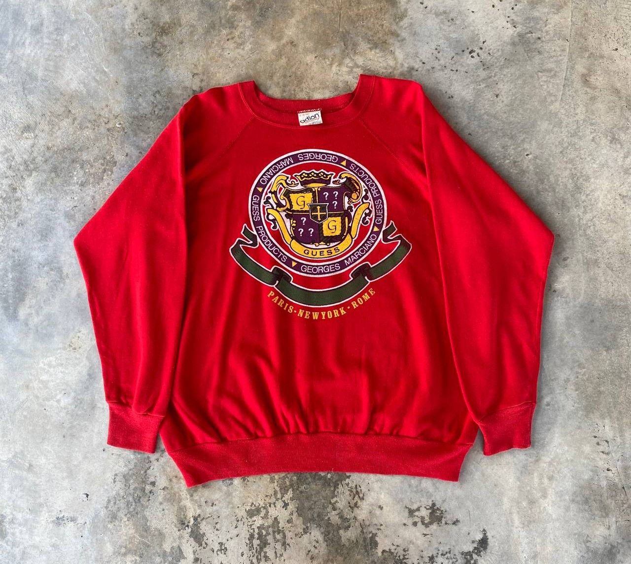 Georges Marciano VINTAGE 80S GEORGES MARCIANO GUESS CREWNECK Size US XL / EU 56 / 4 - 3 Thumbnail