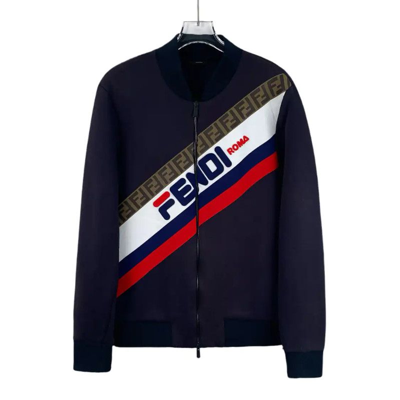 Fendi Fendi Colorblock Women's Jacket Size XS 0089 Size XS / US 0-2 / IT 36-38 - 1 Thumbnail
