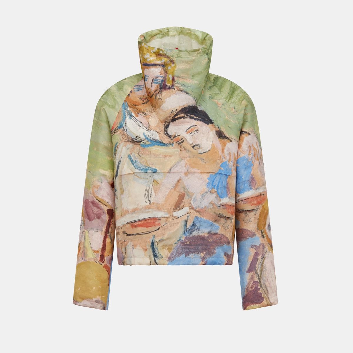 Dior o1bcso1str1224 Pullover Shirt with High Collar in Multicolor Size US XL / EU 56 / 4 - 1 Thumbnail