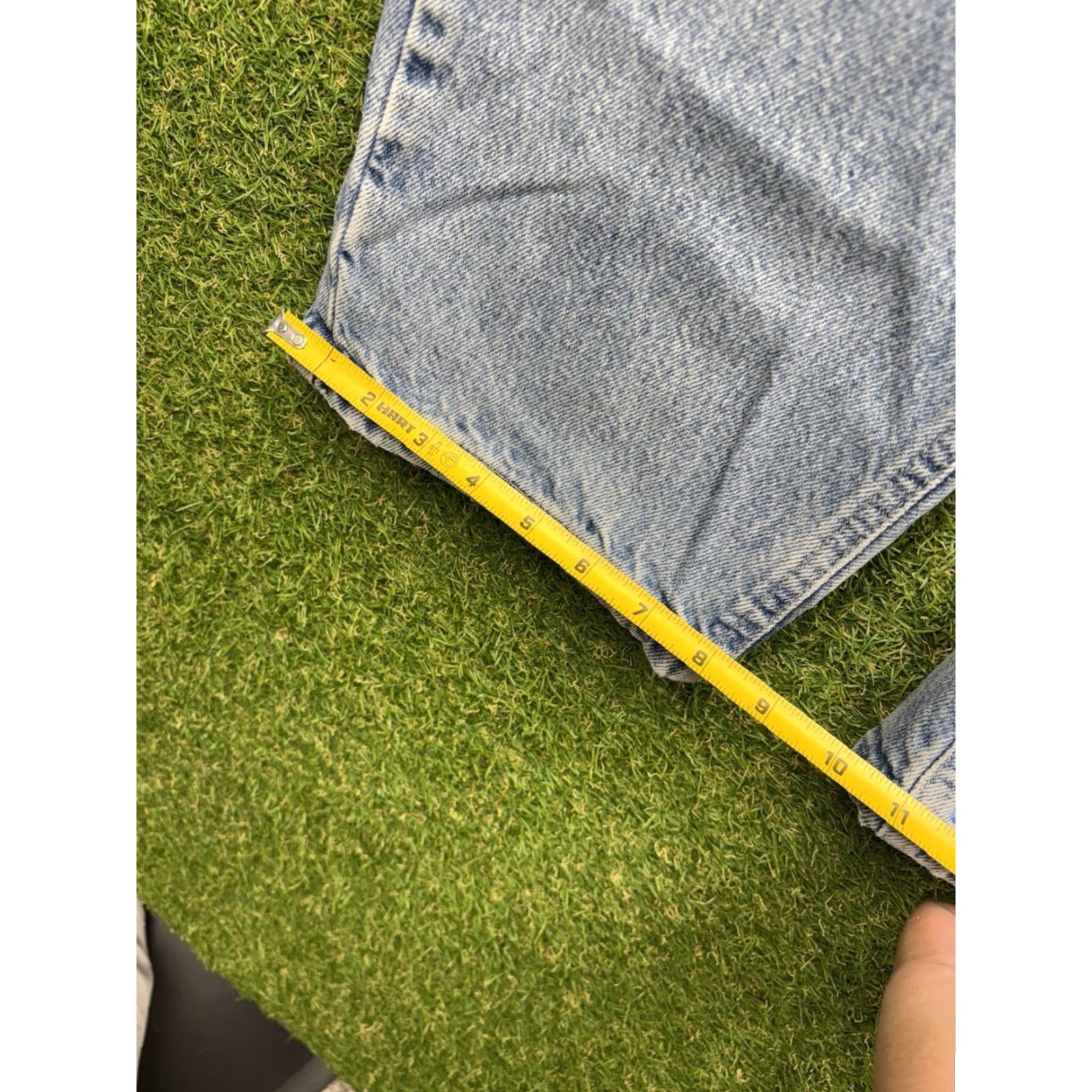 Tommy Hilfiger VINTAGE Tommy Hilfiger Jeans Womens 22 Plus Size Straight Taper Casual Light Wash Denim Size 40" / US 18 - 6 Thumbnail