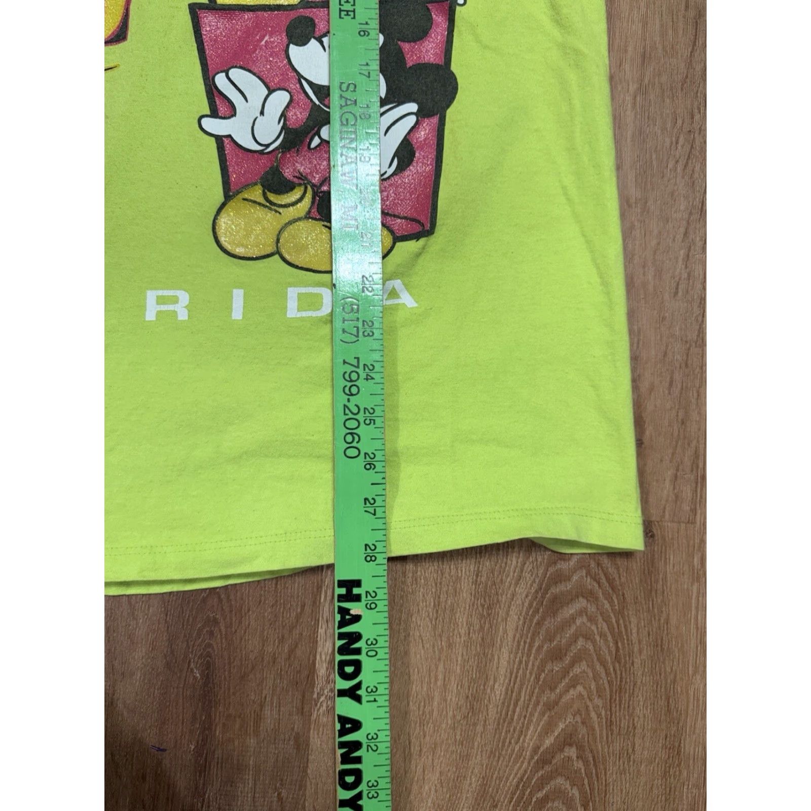 Mickey Unlimited VINTAGE Mickey Unlimited Mickey Mouse AOP Shirt Mens XL Neon Green 90s Cartoon Green Mens XL Mickey Mouse Size US XL / EU 56 / 4 - 6 Thumbnail