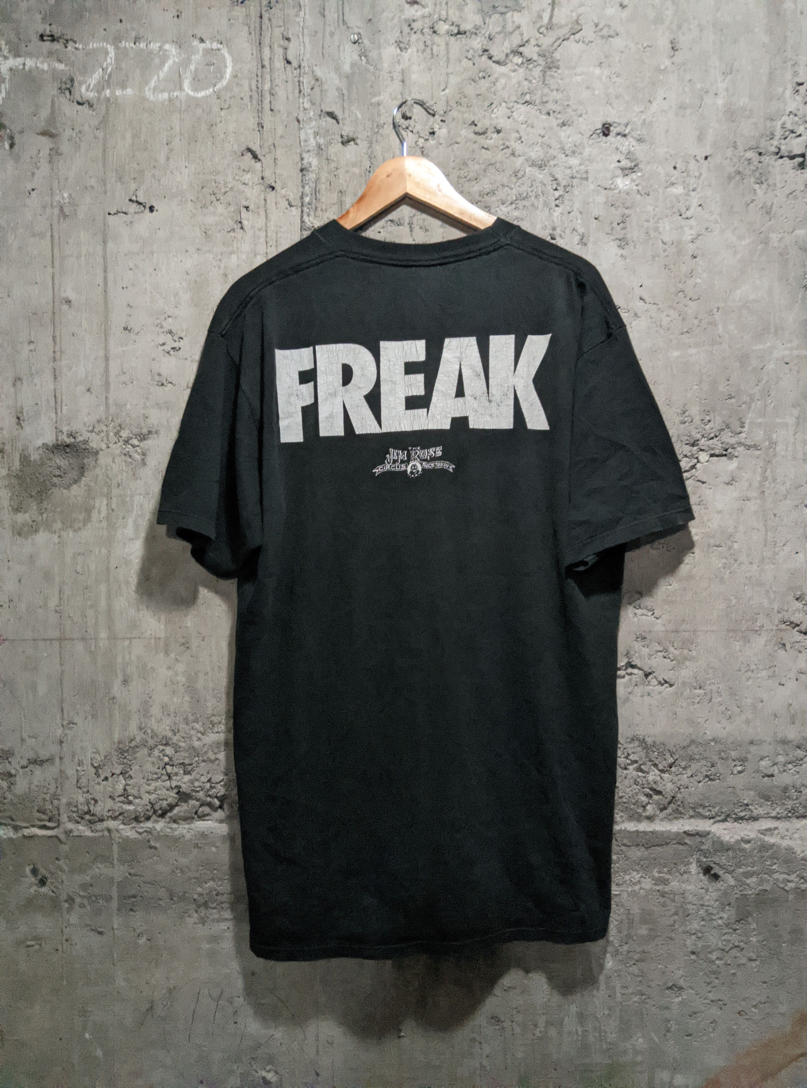 Vintage Vintage 90s the Jim rose circus Sideshow freak t shirt Size US XL / EU 56 / 4 - 2 Thumbnail