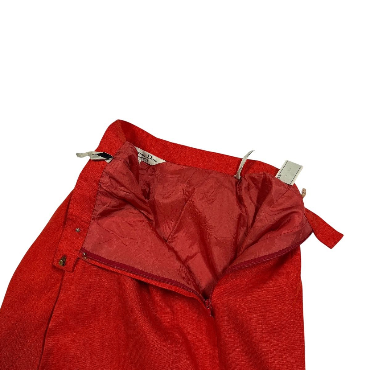 Christian Dior Monsieur Vtg🔥Christian Dior Pret-A-Porter Mini Skirt Size 22" - 11 Thumbnail