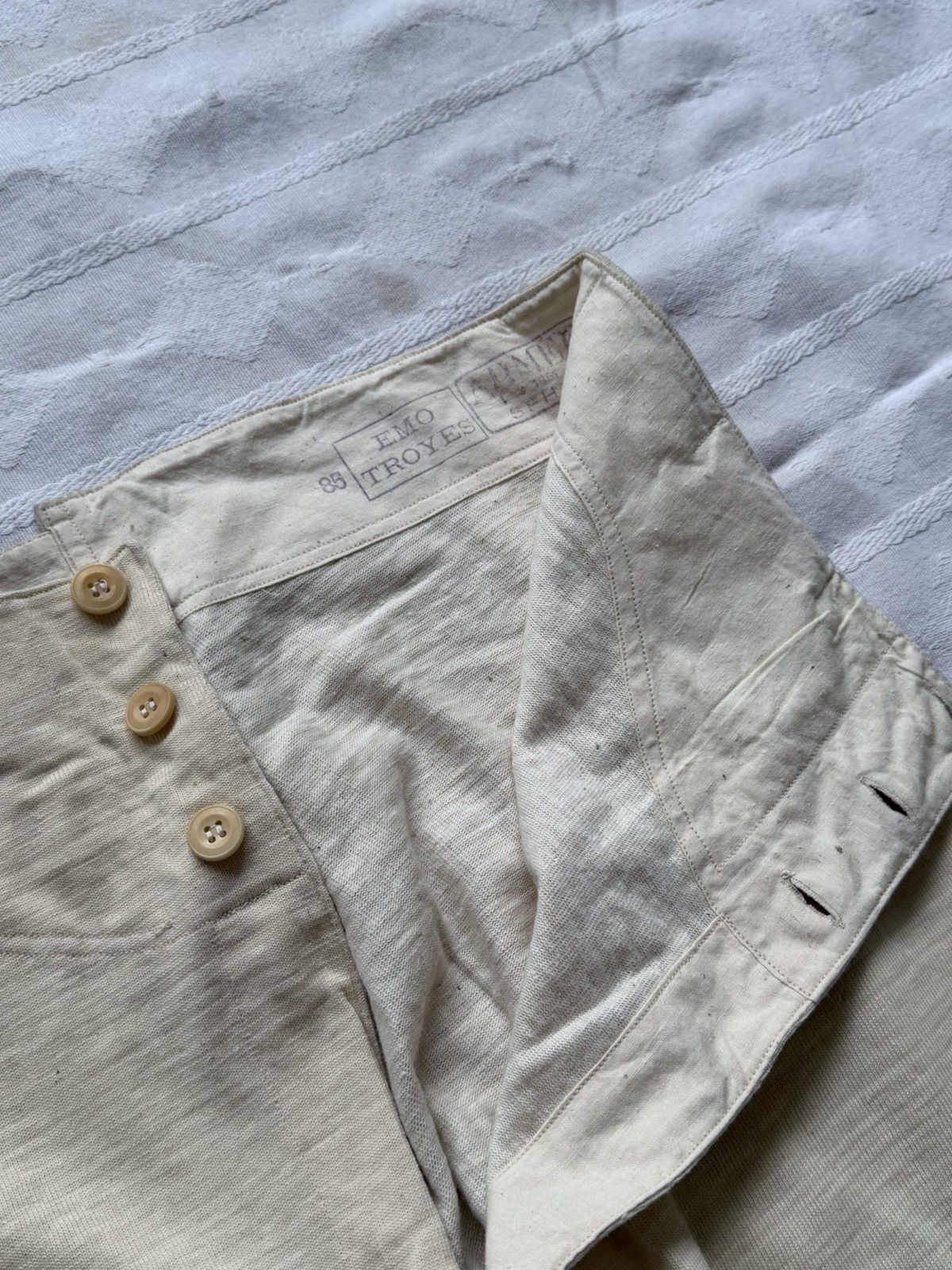 Vintage Vintage 1951 Dated French Military Underwear Thermal Pants Size US 30 / EU 46 - 4 Thumbnail
