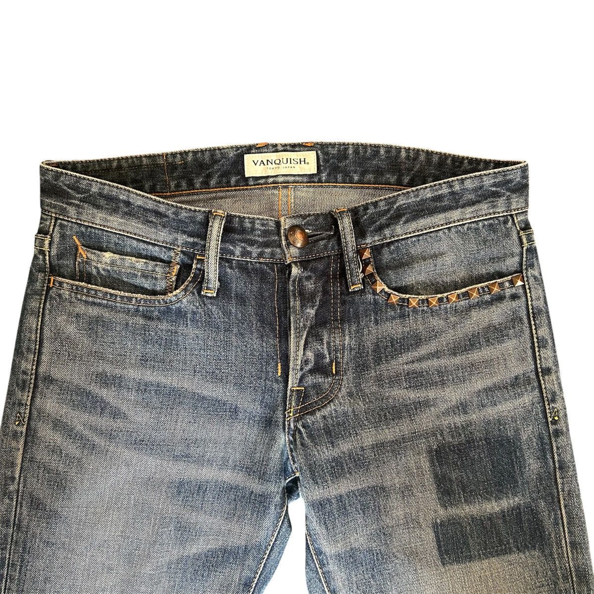 Vanquish Vanquish Studded Jeans Size 29" - 3 Thumbnail