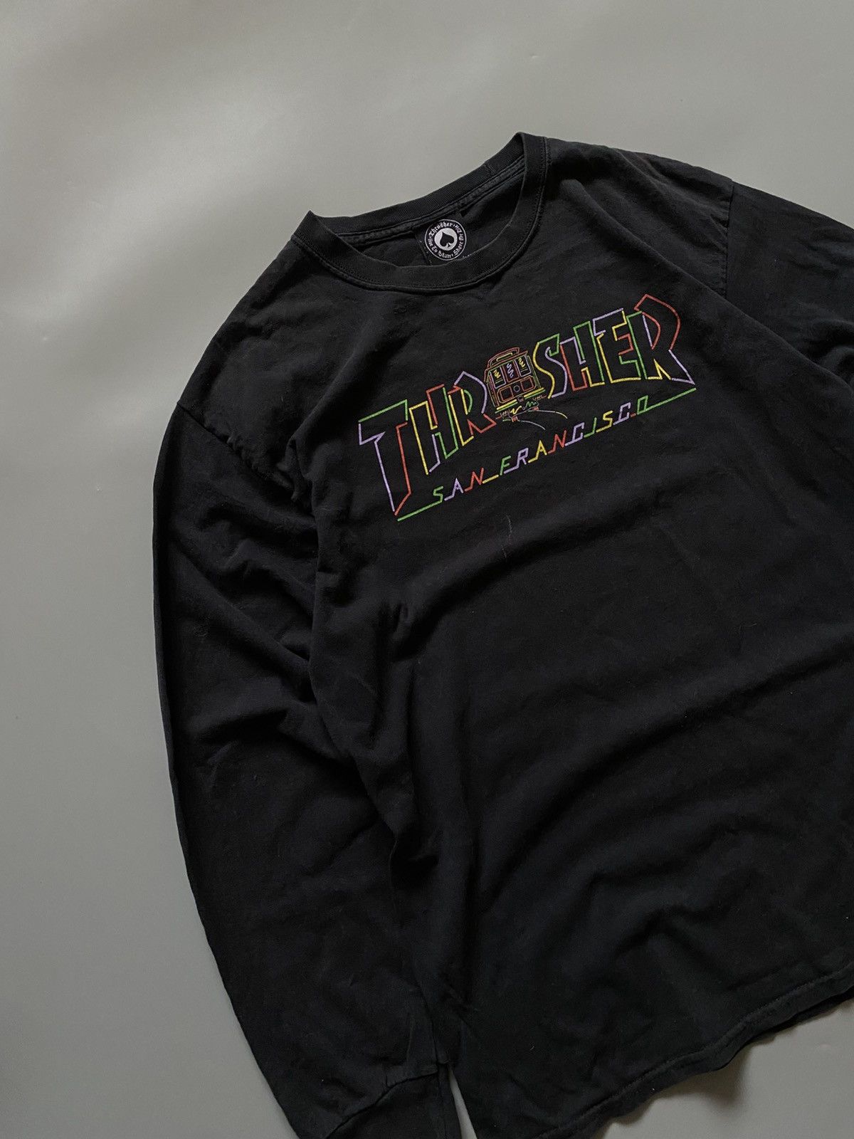 Thrasher Trasher skateboard vintage 90s long sleeve Size US L / EU 52-54 / 3 - 2 Thumbnail