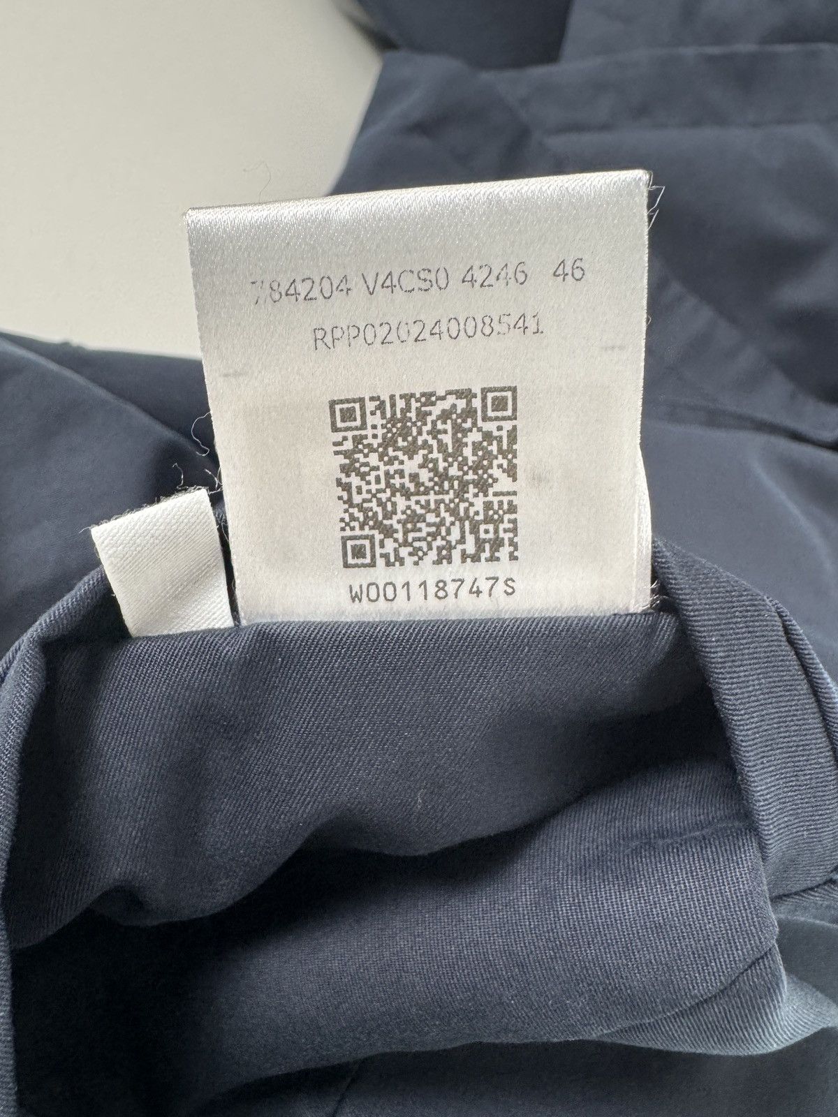 Bottega Veneta BOTTEGA VENETA Navy Twill Double-breasted Blazer Size 46R - 18 Thumbnail