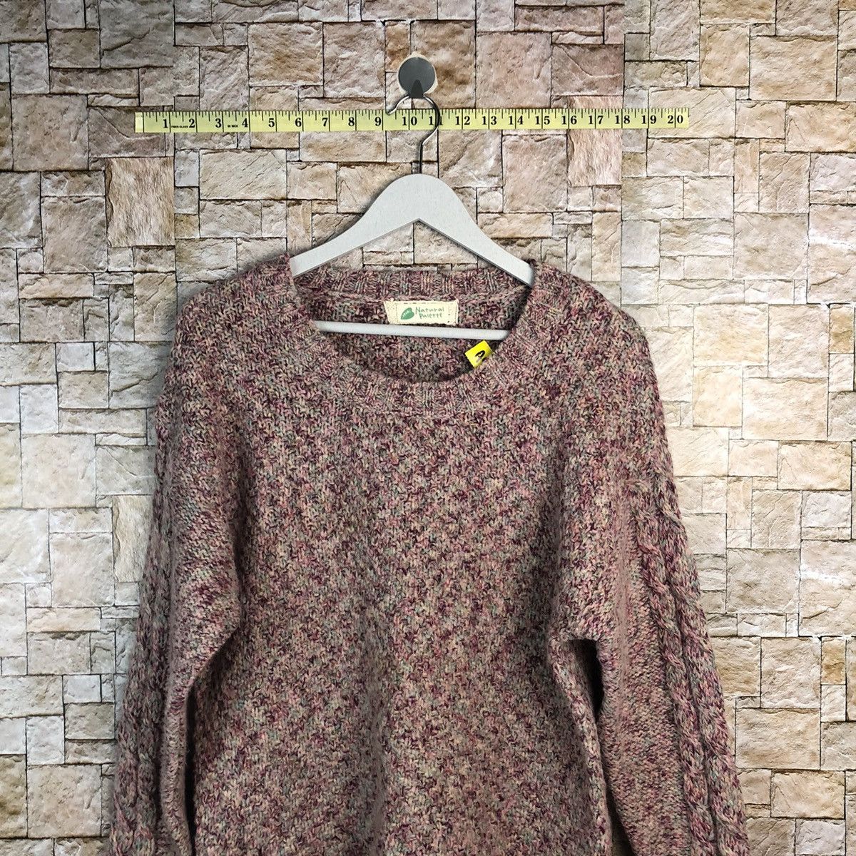 Homespun Knitwear × Japanese Brand × Vintage Natural Palette Pink Knitwear #A914 Size M / US 6-8 / IT 42-44 - 2 Thumbnail