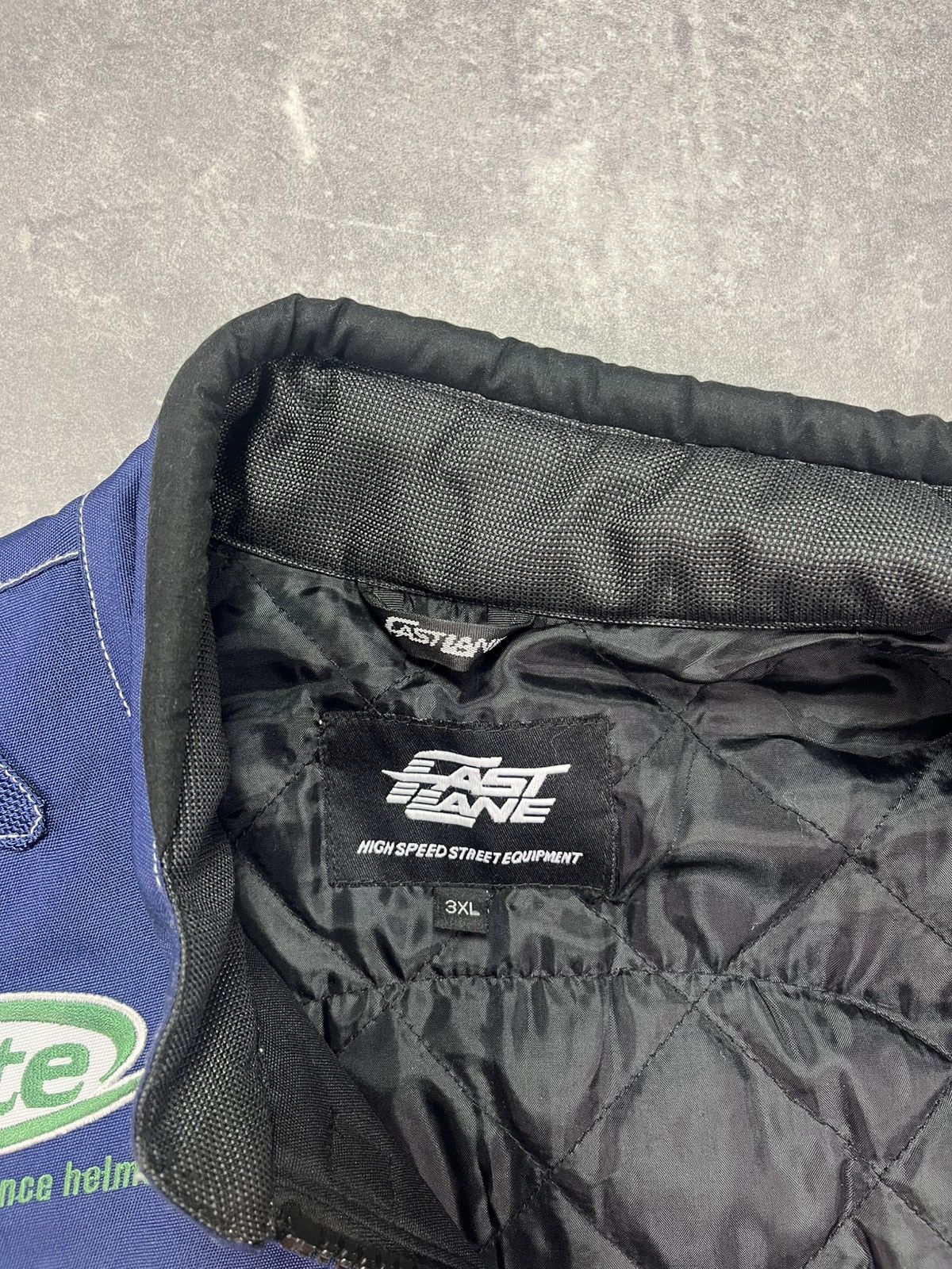 NASCAR Vintage High Speed #71 Fast Lane Nascar Racing Moto Jacket Size US XXL / EU 58 / 5 - 7 Thumbnail