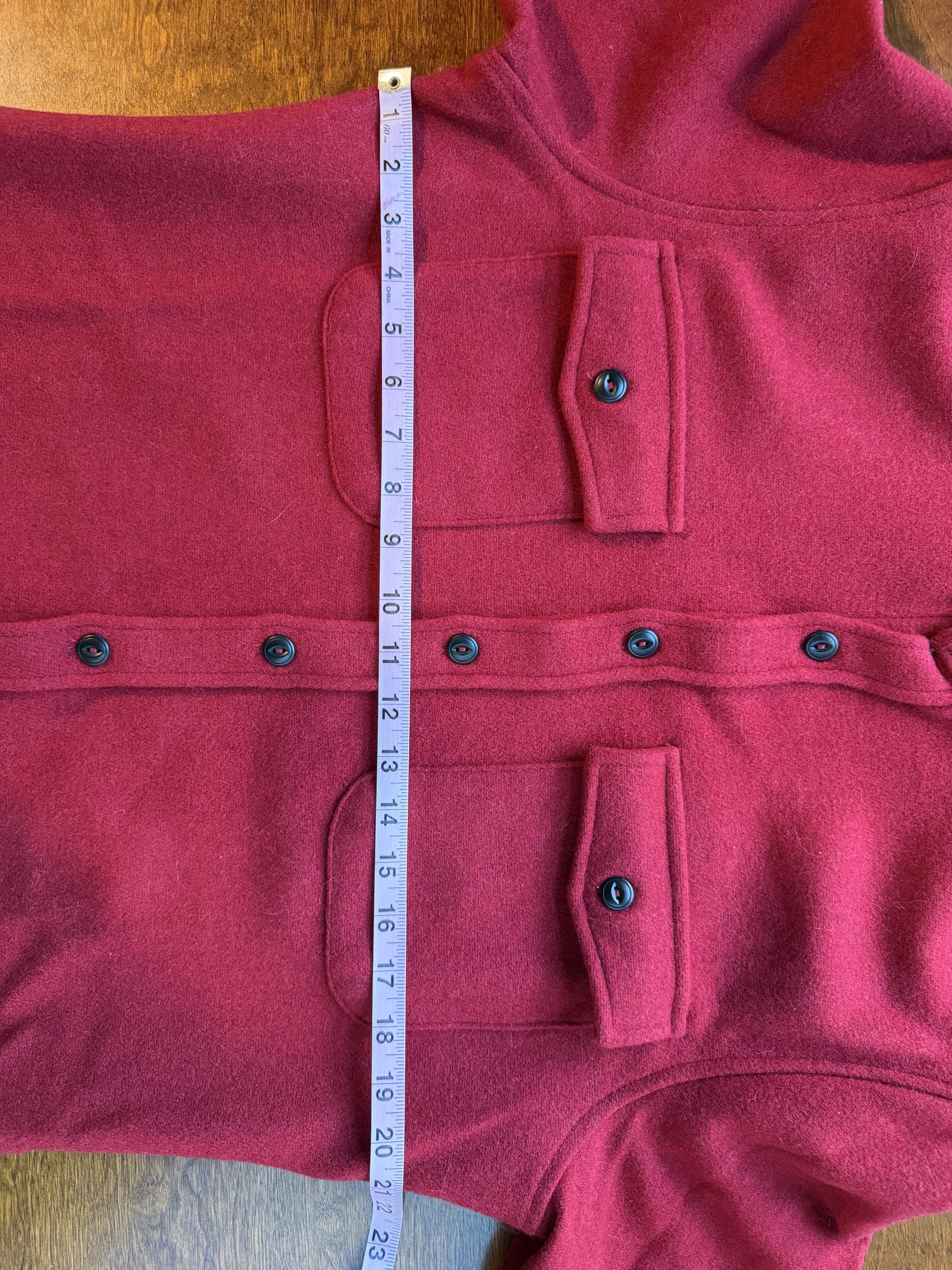 Taylor Stitch Taylor Stitch Maritime Shirt Jacket Clifford Red Wool Small Size US S / EU 44-46 / 1 - 9 Thumbnail