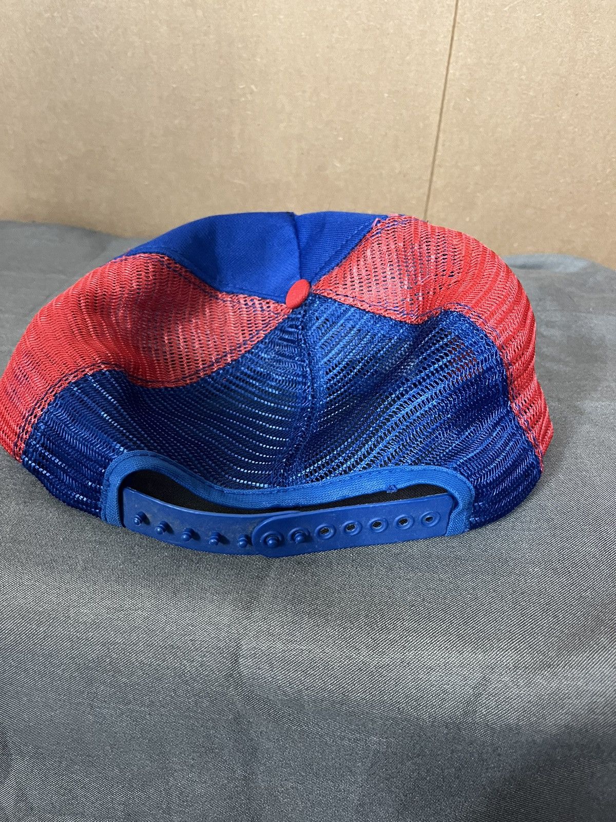Vintage Vintage 80s El Rio Grande Puff Print Trucker Hat Snapback Size ONE SIZE - 4 Thumbnail