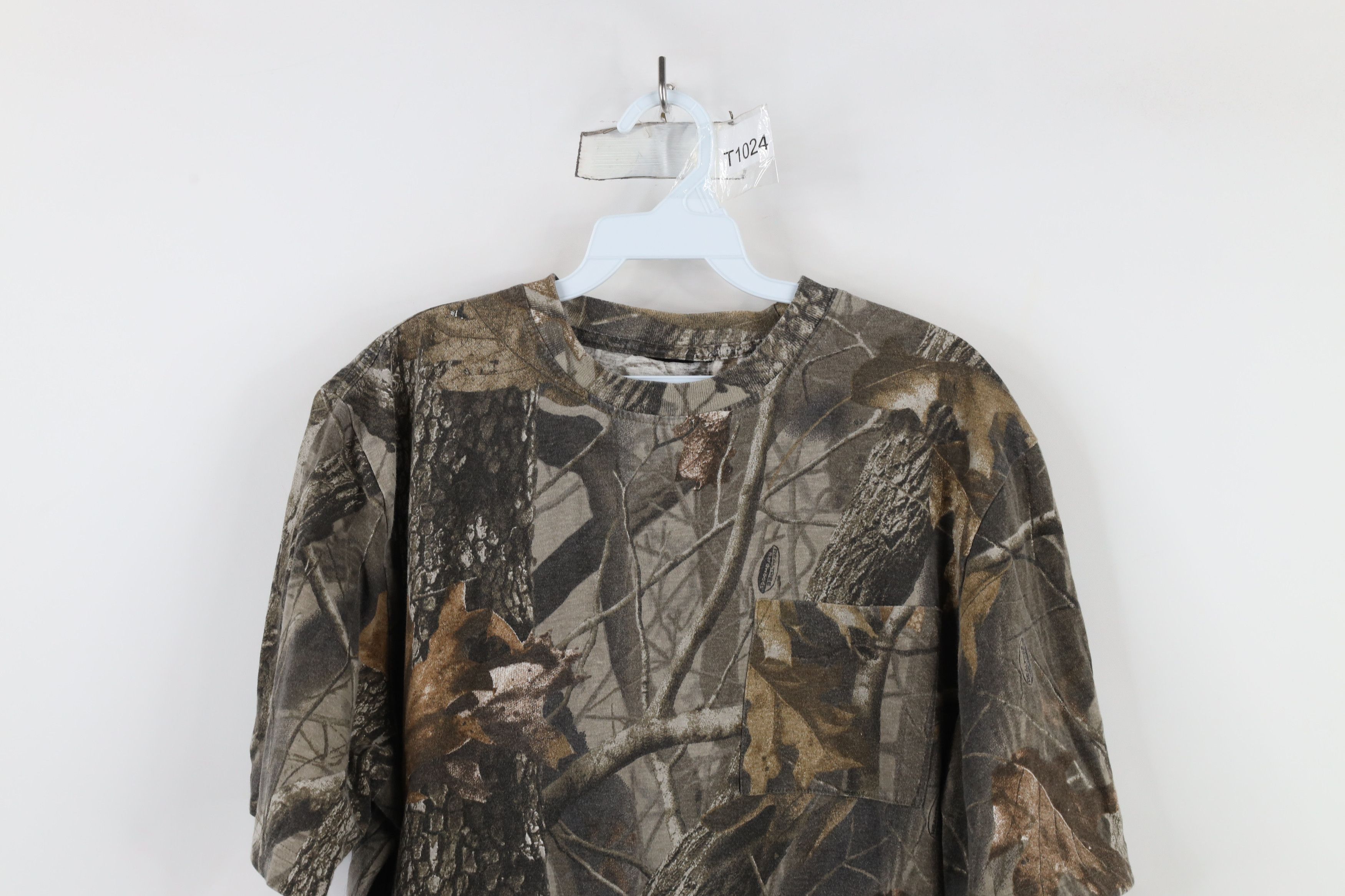 Vintage Vintage 90s Streetwear Camouflage Pocket T-Shirt Cotton Size US L / EU 52-54 / 3 - 2 Thumbnail