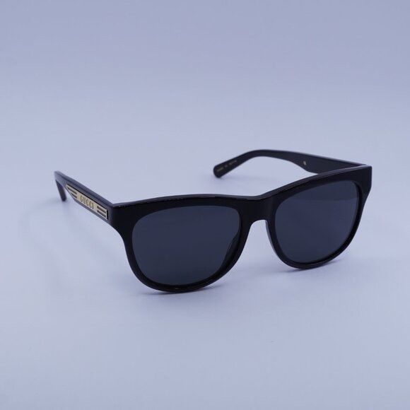 Gucci Gucci GG0980S 001 Sunglasses Black Square Frame Size ONE SIZE - 4 Thumbnail