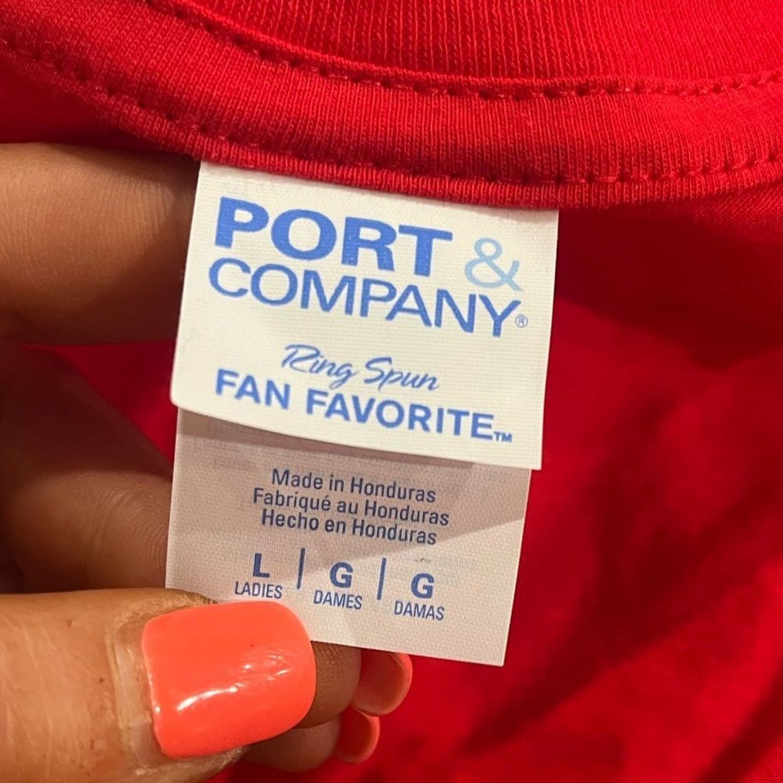 Vintage NWOT Port & Company 2 Pack Womens Shirts Short Sleeve Size L Size L / US 10 / IT 46 - 2 Thumbnail
