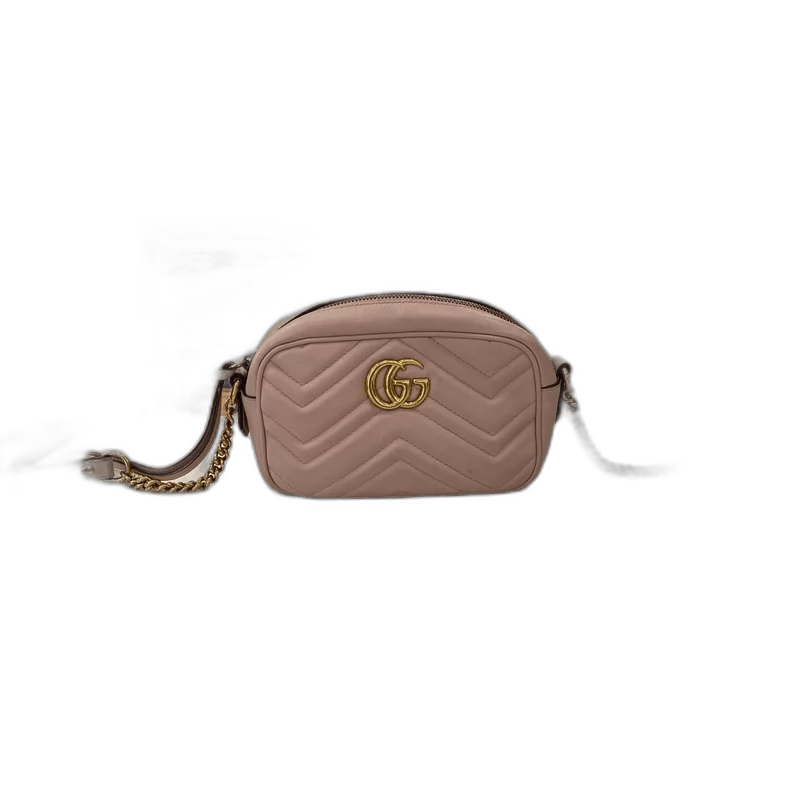 Gucci Marmont Mini Camera Bag in Pink, Men's