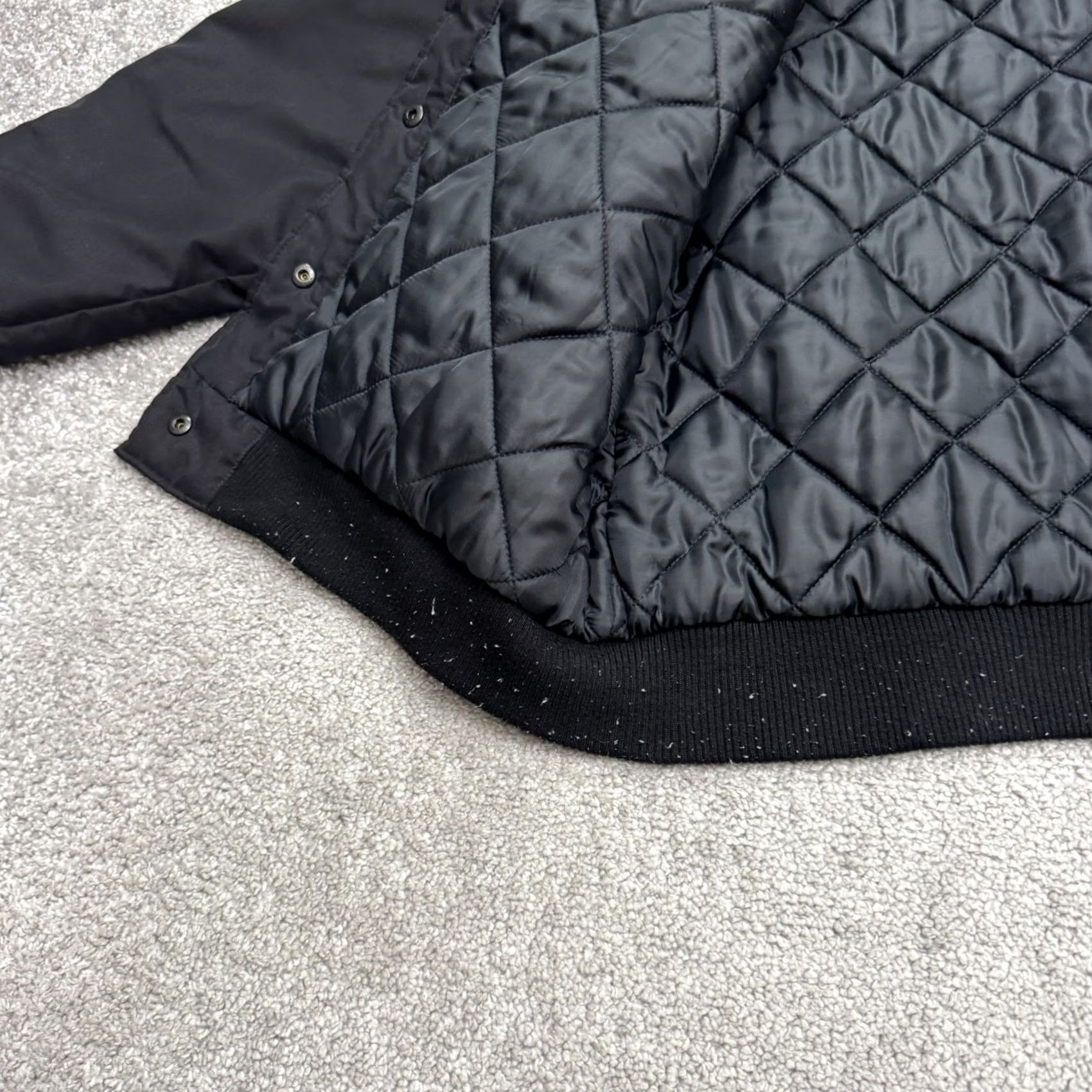 Levi's Levi's Thermore Insulated Quilted Jacket Womens XL Black Padded Snap Button Up Size XL / US 12-14 / IT 48-50 - 5 Thumbnail