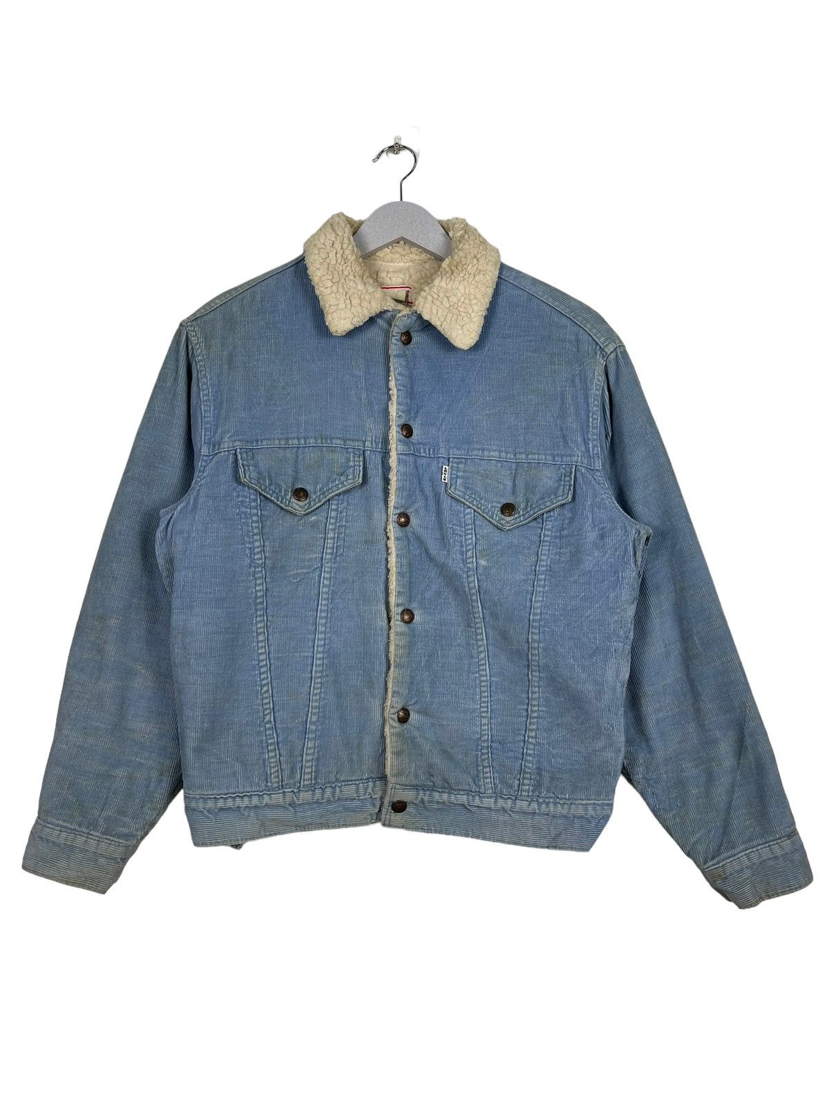 Levi's × Levi's Vintage Clothing × Vintage 🔥70s VINTAGE LEVIS CORDUROY SHEARLING JACKET MADE IN USA Size US S / EU 44-46 / 1 - 1 Thumbnail