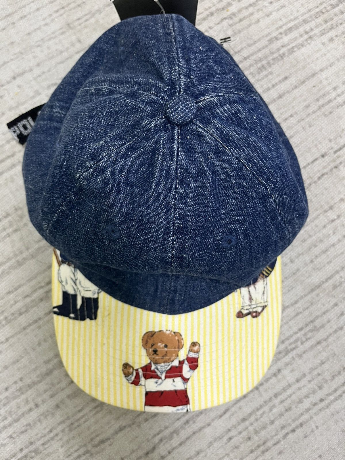 Polo Ralph Lauren Vintage 90s polo ralph lauren bear denim hat Size ONE SIZE - 1 Thumbnail