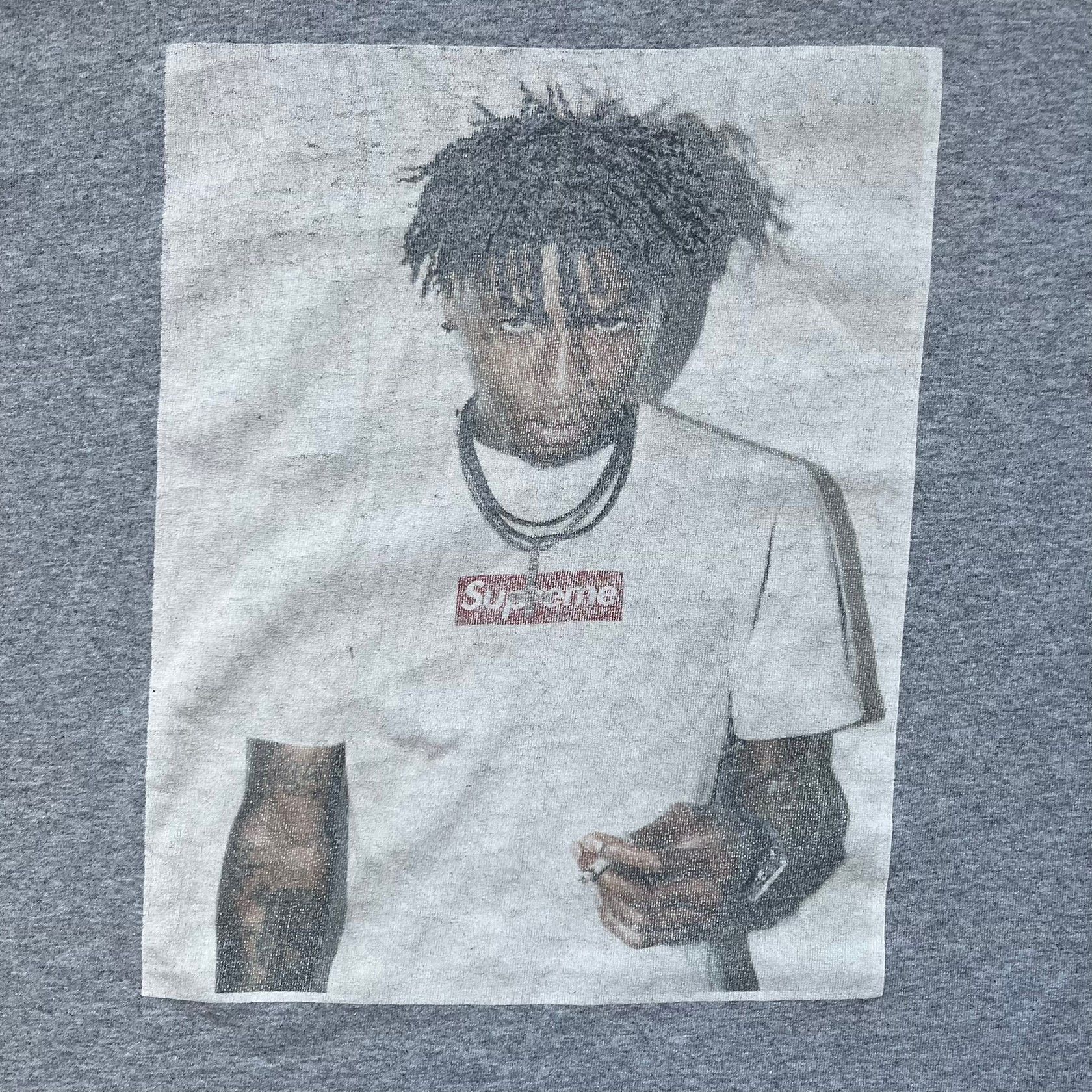 Supreme Supreme NBA Youngboy FW23 Gray Tee Size US M / EU 48-50 / 2 - 2 Thumbnail
