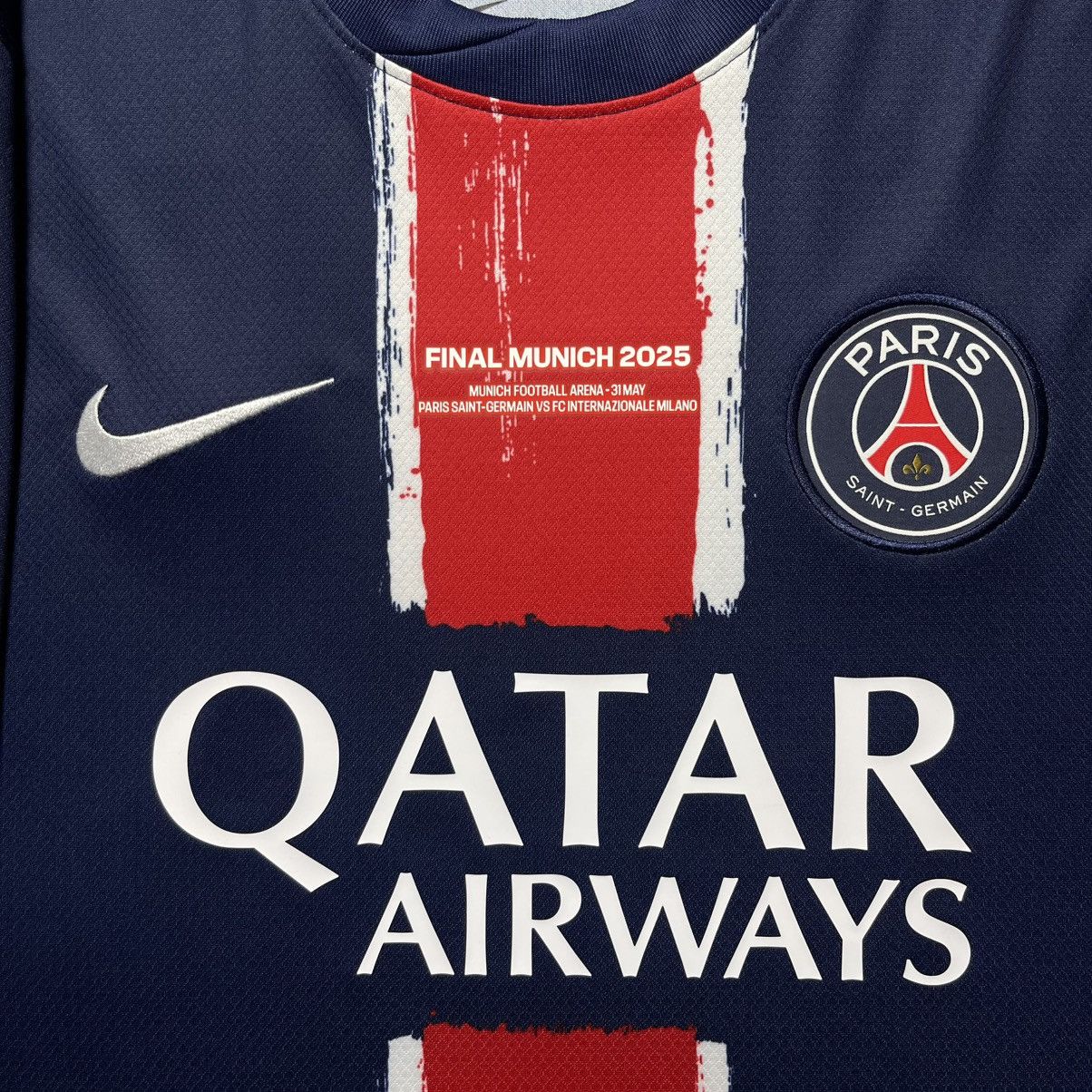 Nike NWT PSG NIKE 2024/2025 FOOTBALL HOME JERSEY #14 DESIRE DOUE Size US L / EU 52-54 / 3 - 5 Thumbnail