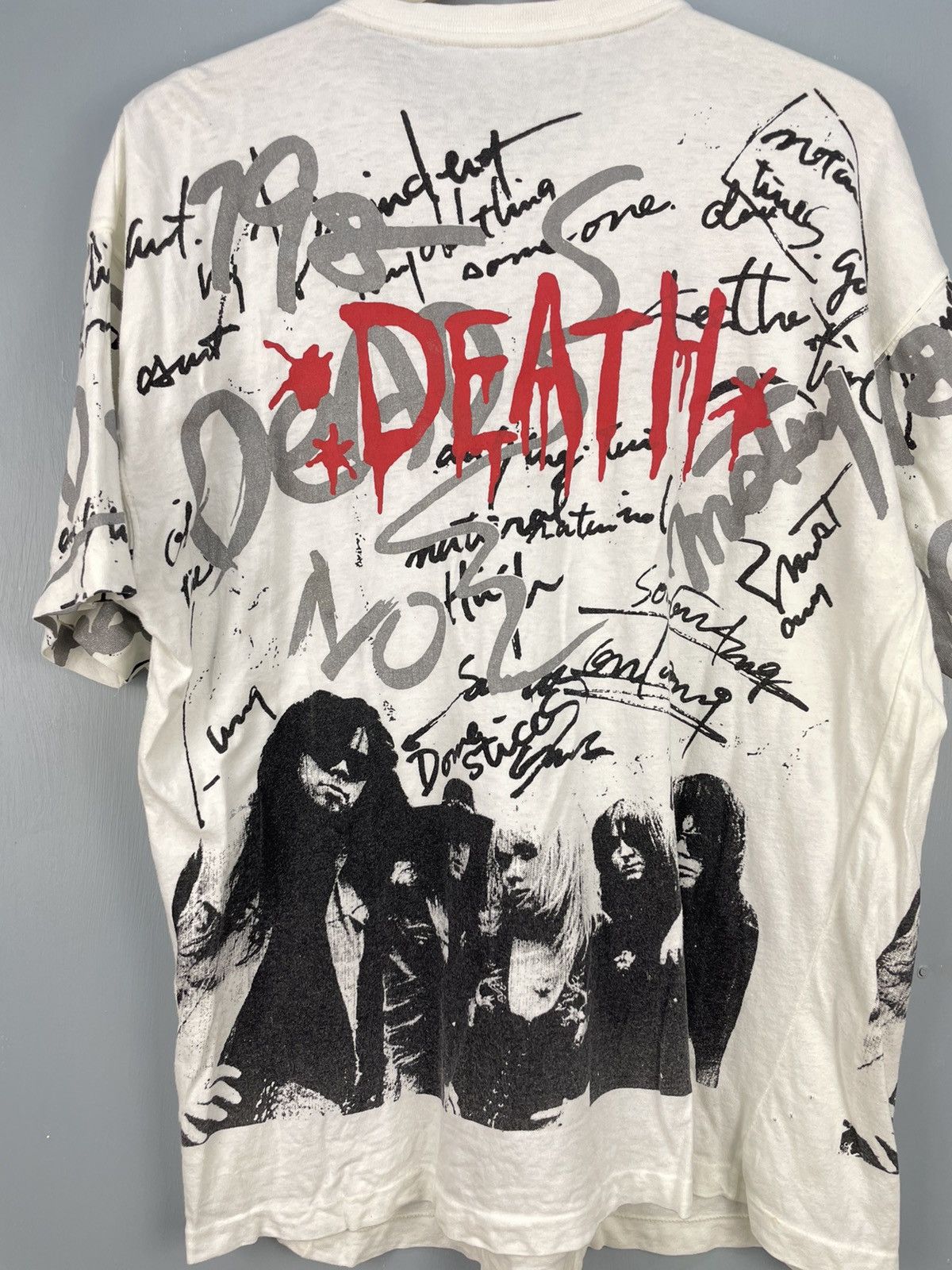 Band Tees Vintage 90s Death American Metal Band AOP promo t shirt Size US L / EU 52-54 / 3 - 4 Thumbnail