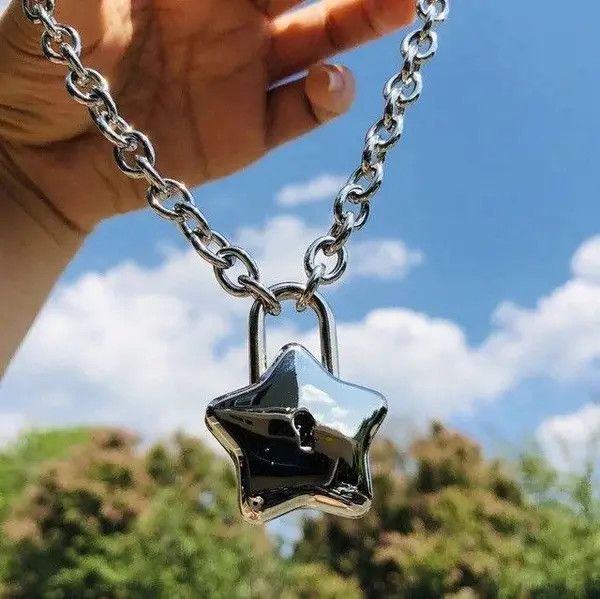 VIBE Cool Star Lock Pendant Necklaces Size ONE SIZE - 2 Thumbnail