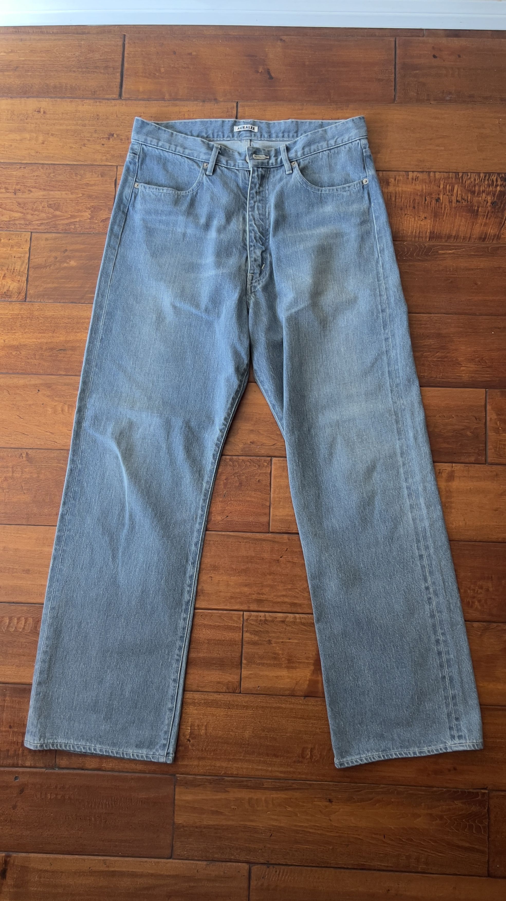 Auralee auralee SS24 Selvedge Faded Light Denim Pants Size US 32 / EU 48 - 5 Thumbnail
