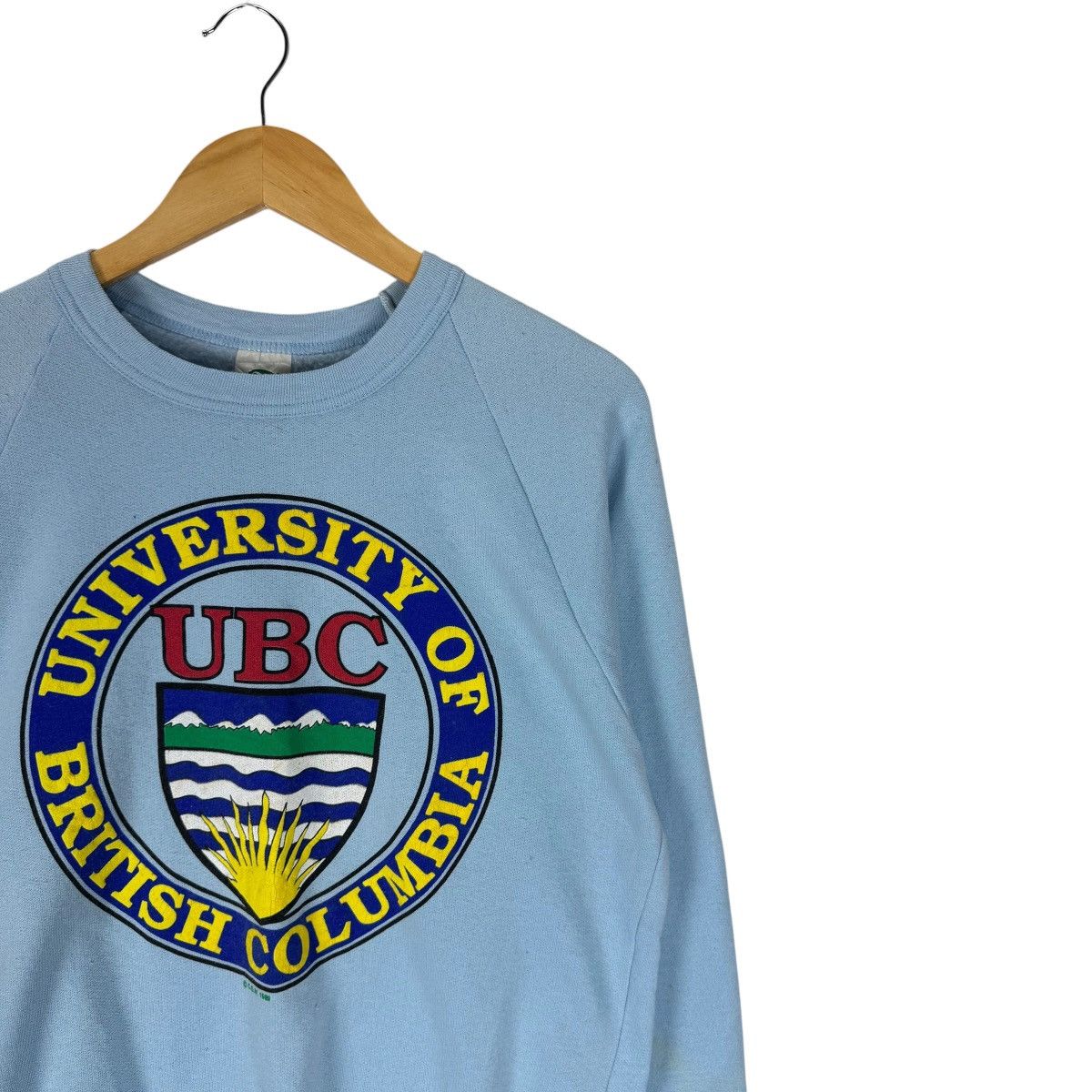 Vintage ☀️80s UNIVERSITY BRITISH COLUMBIA SWEATSHIRT Size US M / EU 48-50 / 2 - 3 Thumbnail