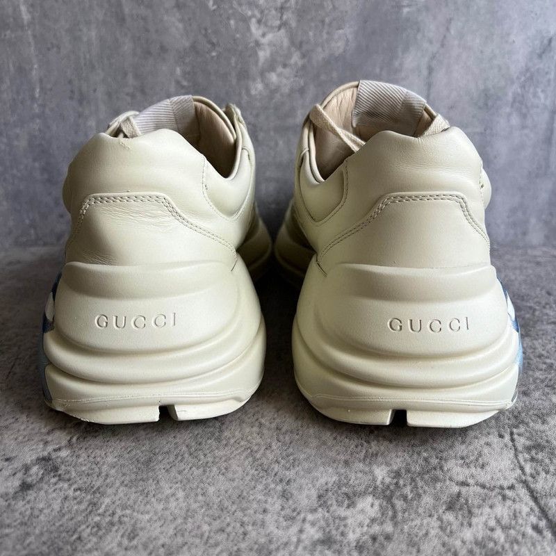 Gucci Gucci Rhyton Wave Print Low-top Sneakers - Size US 8 / EU 41 - 3 Thumbnail