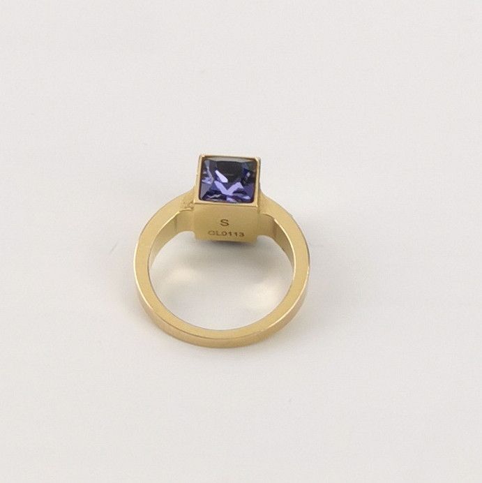 Louis Vuitton Louis Vuitton (LV) Gamble Crystal Letter Logo Ring Size 8 - Size ONE SIZE - 3 Thumbnail