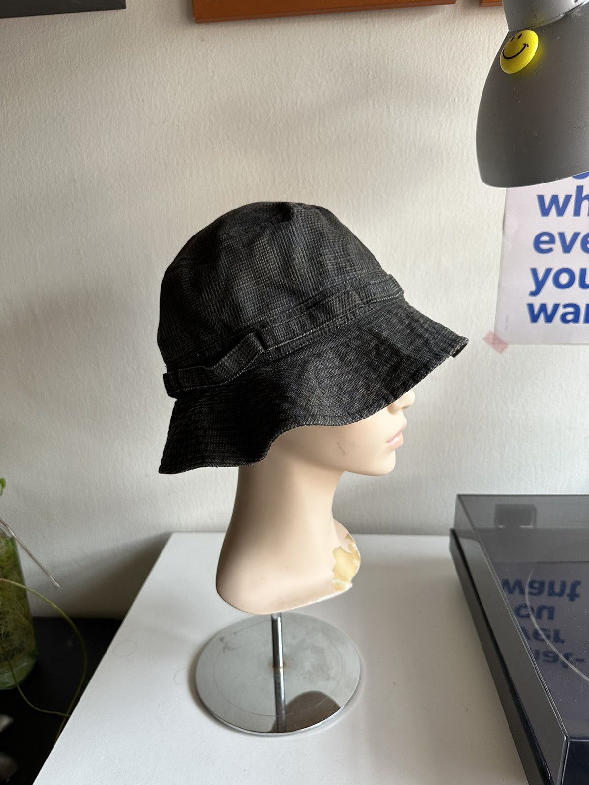 Tete Homme 1990s Tete Homme Black Plaid Bucket Hat Size ONE SIZE - 3 Thumbnail