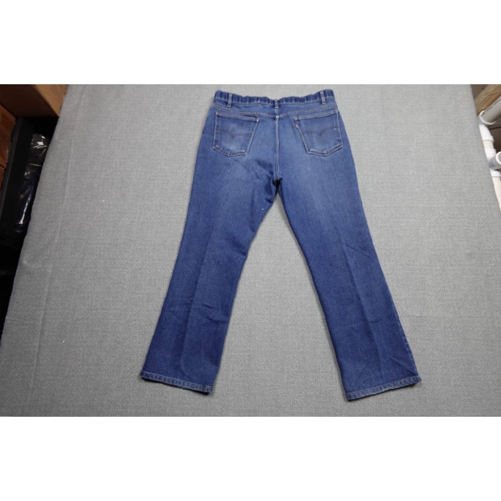 Levi's VINTAGE Levi's Jeans Mens 36x32 Blue Baggy Loose Fit Hip Hop Skater Dark Wash Boots? Size US 36 / EU 52 - 4 Thumbnail
