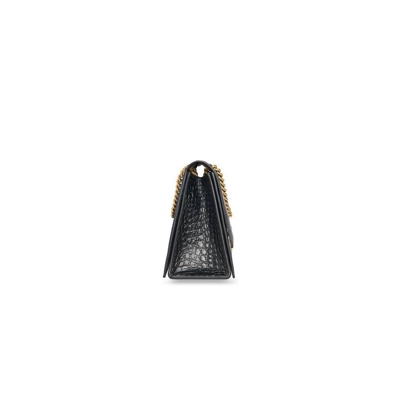 Balenciaga o1la1rc1a0126 Size: OS / Crush Medium Chain Bag Crocodile Size ONE SIZE - 4 Thumbnail