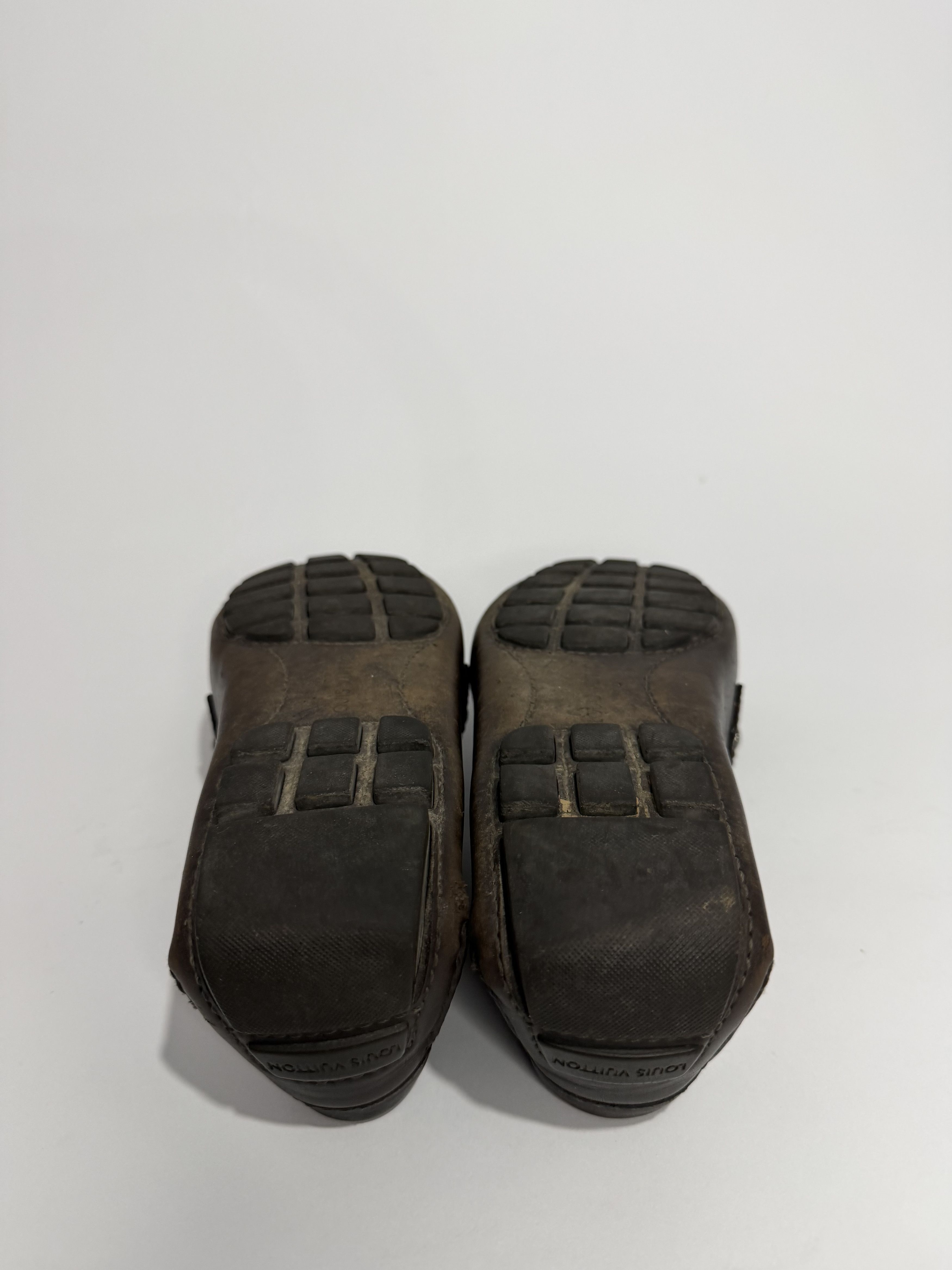 Louis Vuitton Louis Vuitton Brown Leather Hockenheim Loafers Size US 7 / EU 40 - 6 Thumbnail
