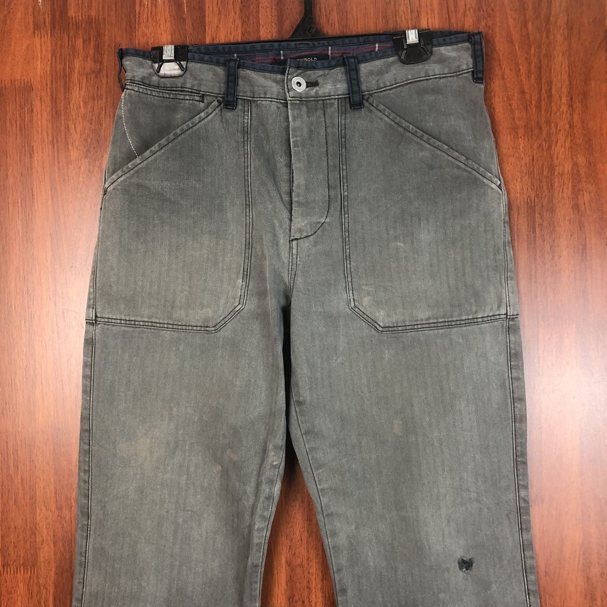 R.Newbold R.New Bold Grey Casual Pants #7512 Size US 29 - 6 Thumbnail