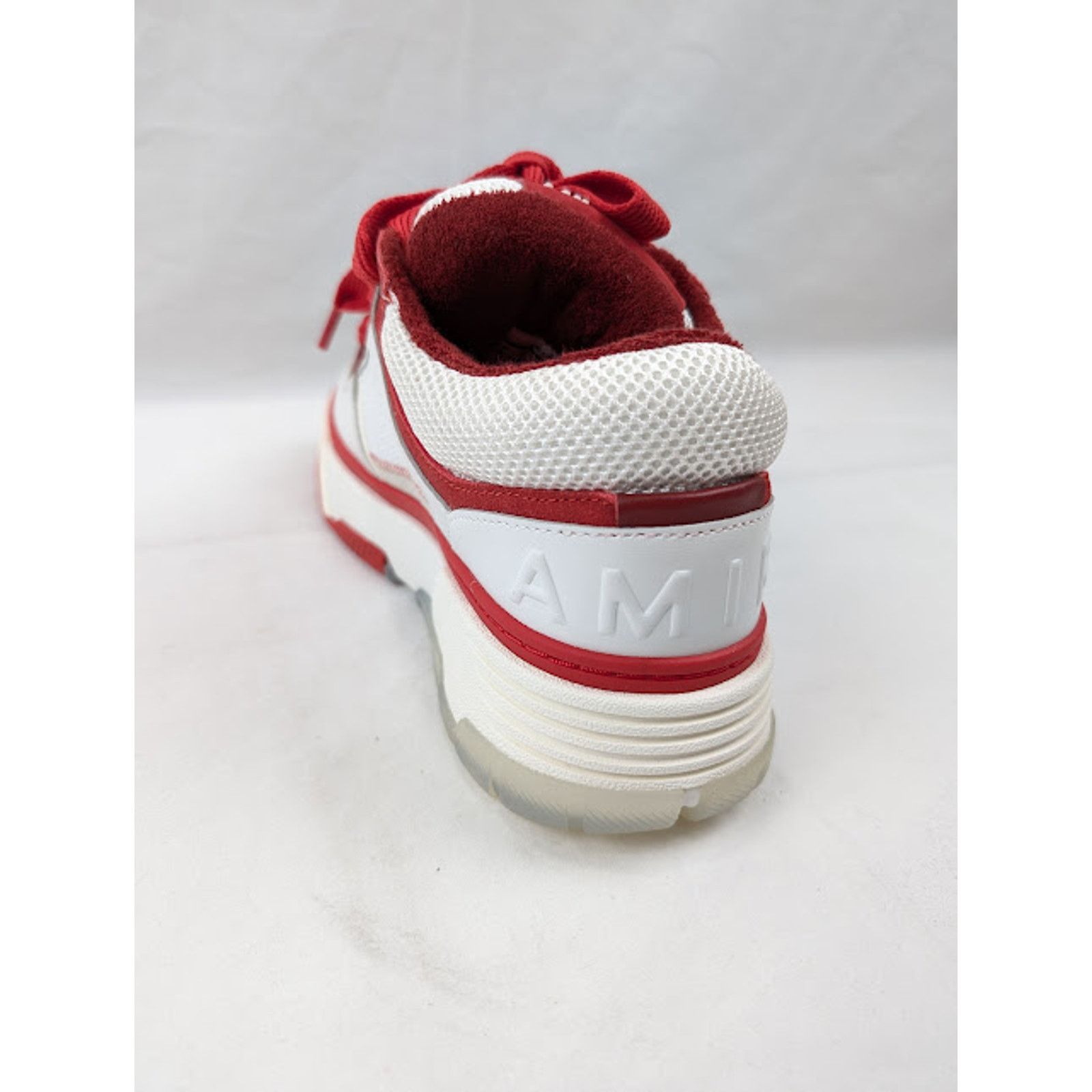 Amiri o1rshd1 Q:3 / MA-1 Low-Top Sneakers in White/ Red Size US 9 / EU 42 - 11 Thumbnail