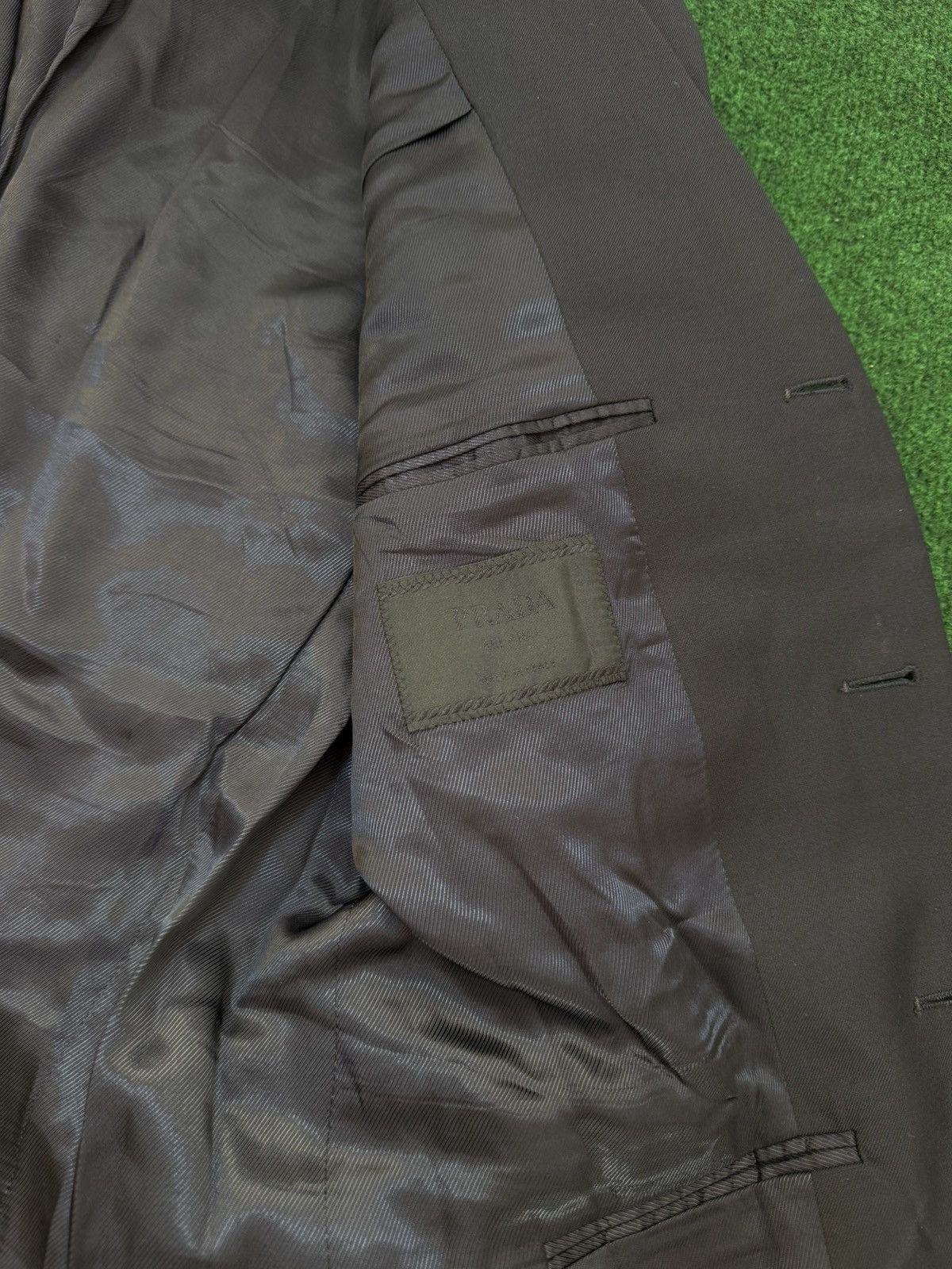 Prada PRADA Suit Jacket Coat Blazer Pants Trousers Wool Size 50R - 3 Thumbnail