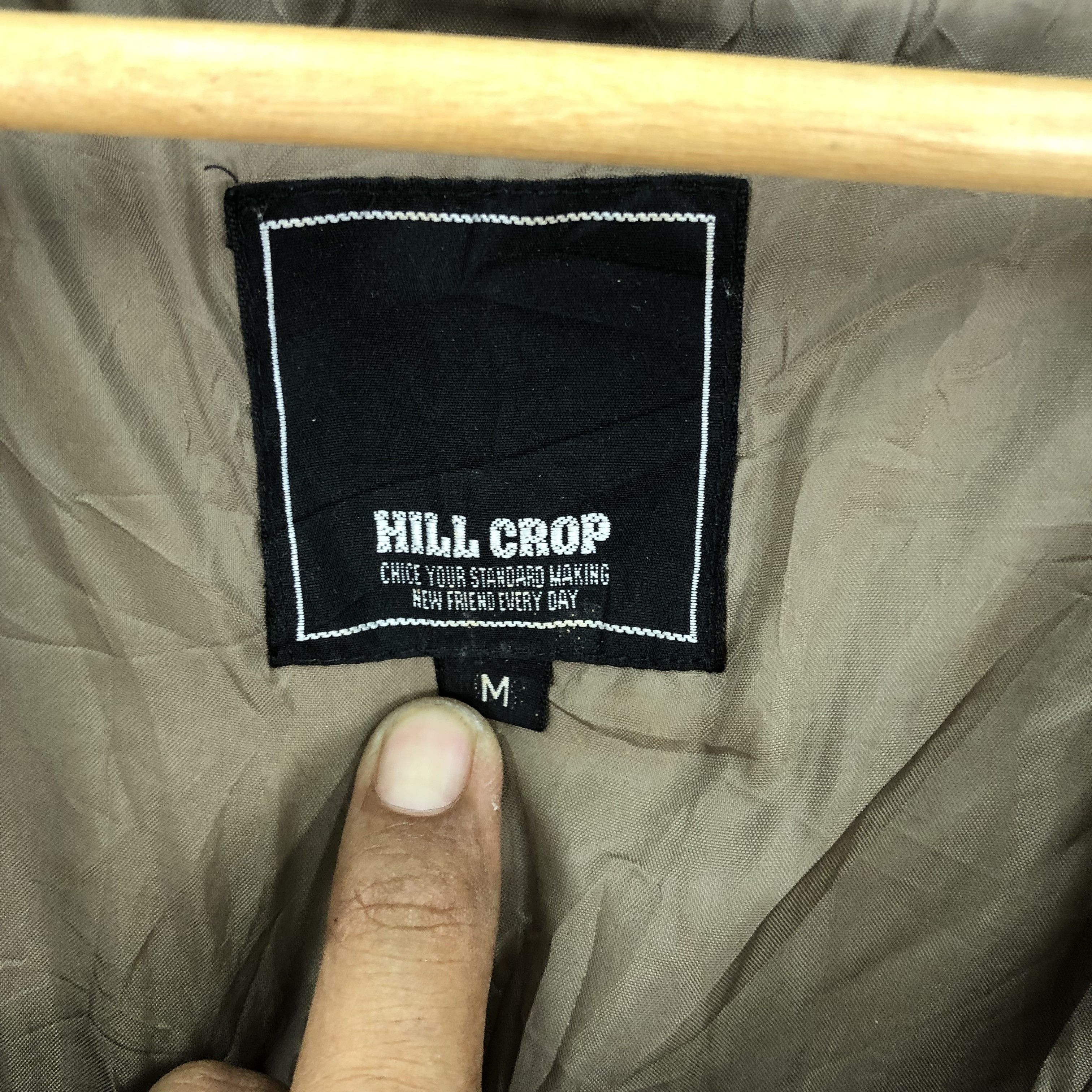 Japanese Brand × Vintage Vintage Hill Crop Goose Down Puffer Quilted Jackets Size US L / EU 52-54 / 3 - 4 Thumbnail