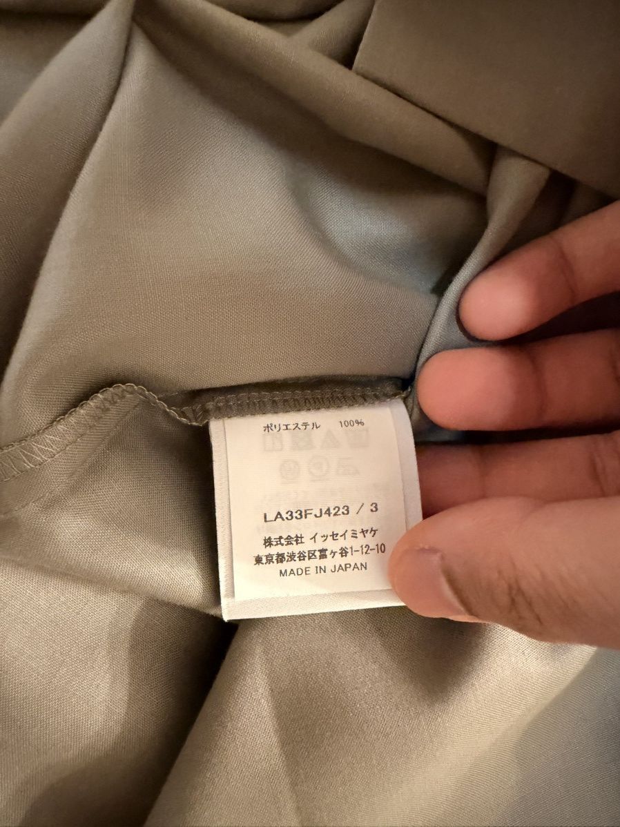 Issey Miyake Issey Miyake IM Men Convertable Collar Shirt Size US M / EU 48-50 / 2 - 6 Thumbnail