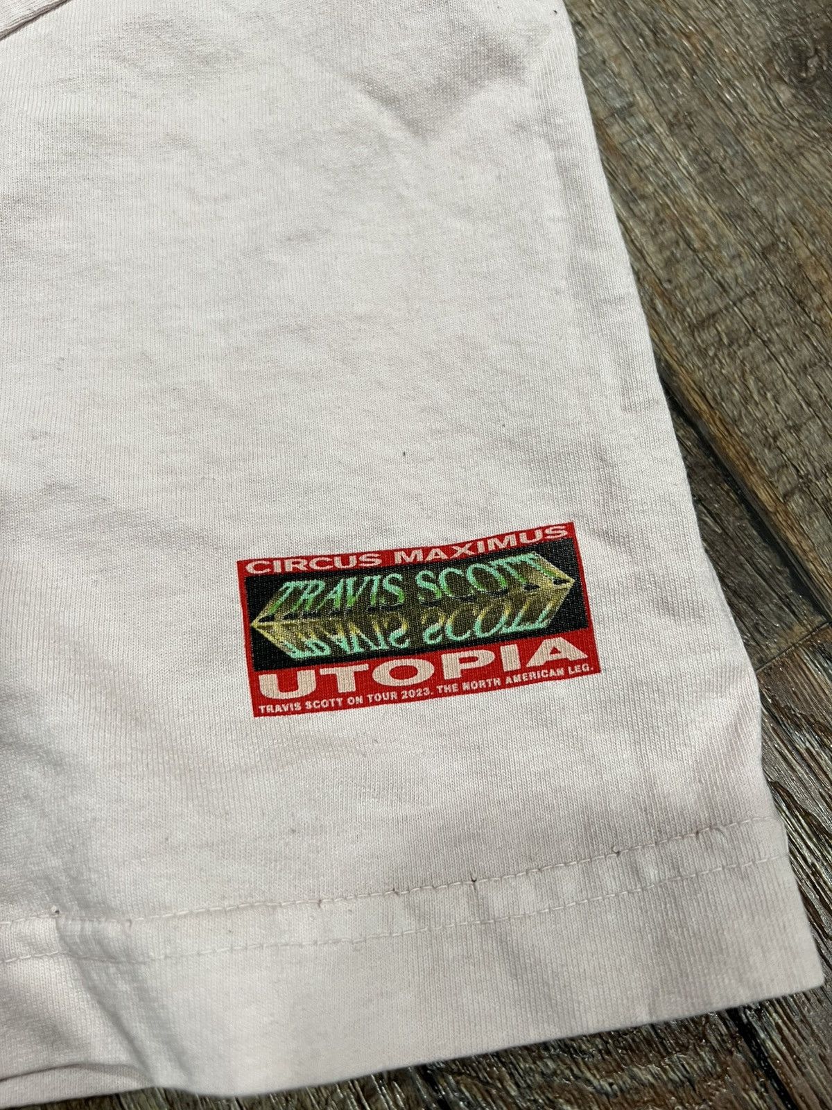Travis Scott Travis Scott Utopia Circus Maximus Tour Star Tee Pink XL Size US XL / EU 56 / 4 - 4 Thumbnail
