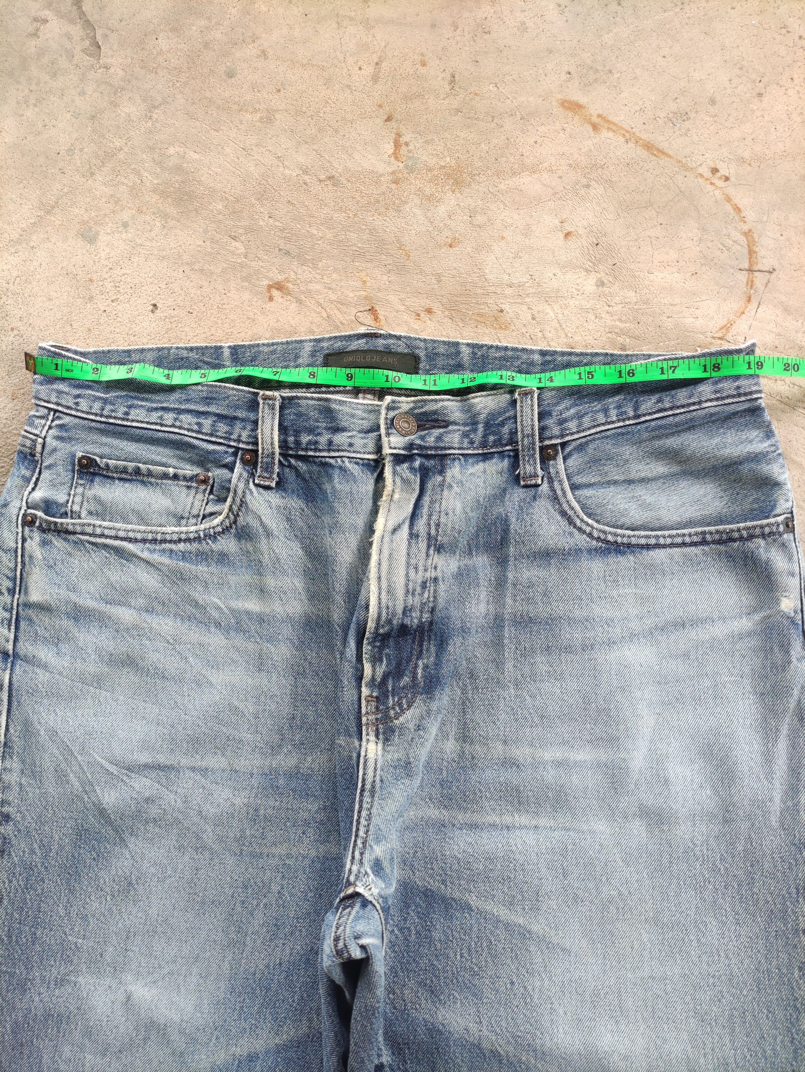 Japanese Brand Vintage Japanese Baggy Jean Faded Pants Size US 38 / EU 54 - 6 Thumbnail