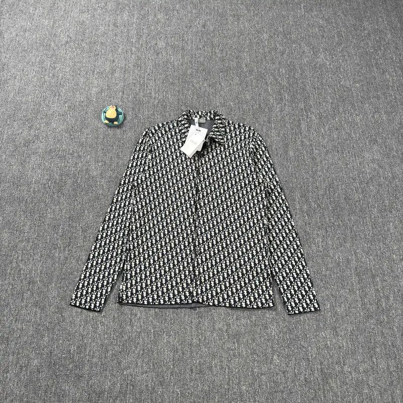 Dior Dior Blue Cotton Long Sleeve Shirt for Men 0089 Size US M / EU 48-50 / 2 - 1 Thumbnail