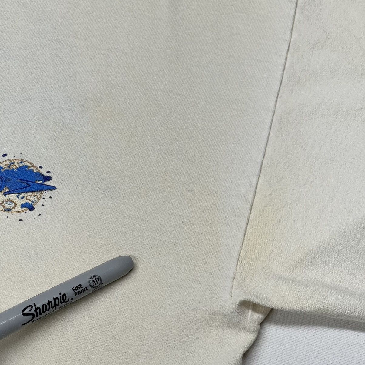 Speedo × Vintage Speedo Tee Shirt White Liquid Planet Graphic Swim Water 90s Size US L / EU 52-54 / 3 - 11 Thumbnail