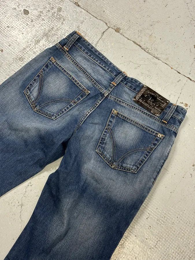 Dolce & Gabbana AW2003 Dolce & Gabbana Blue Denim Logo Patch Jeans Size US 33 - 7 Thumbnail