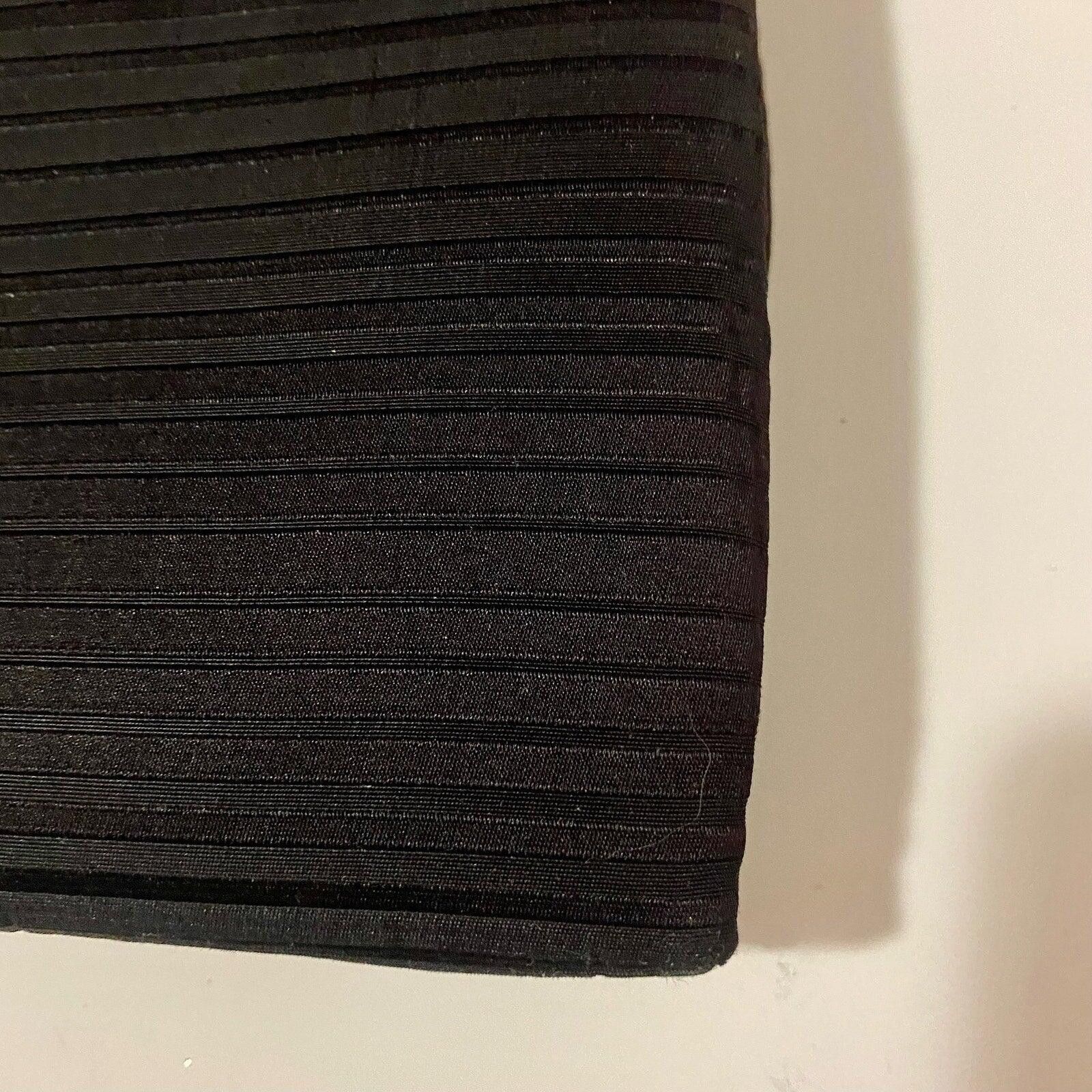 Other Crown Lewis Vintage Black Pleated Purse Evening Bag Size ONE SIZE - 3 Thumbnail