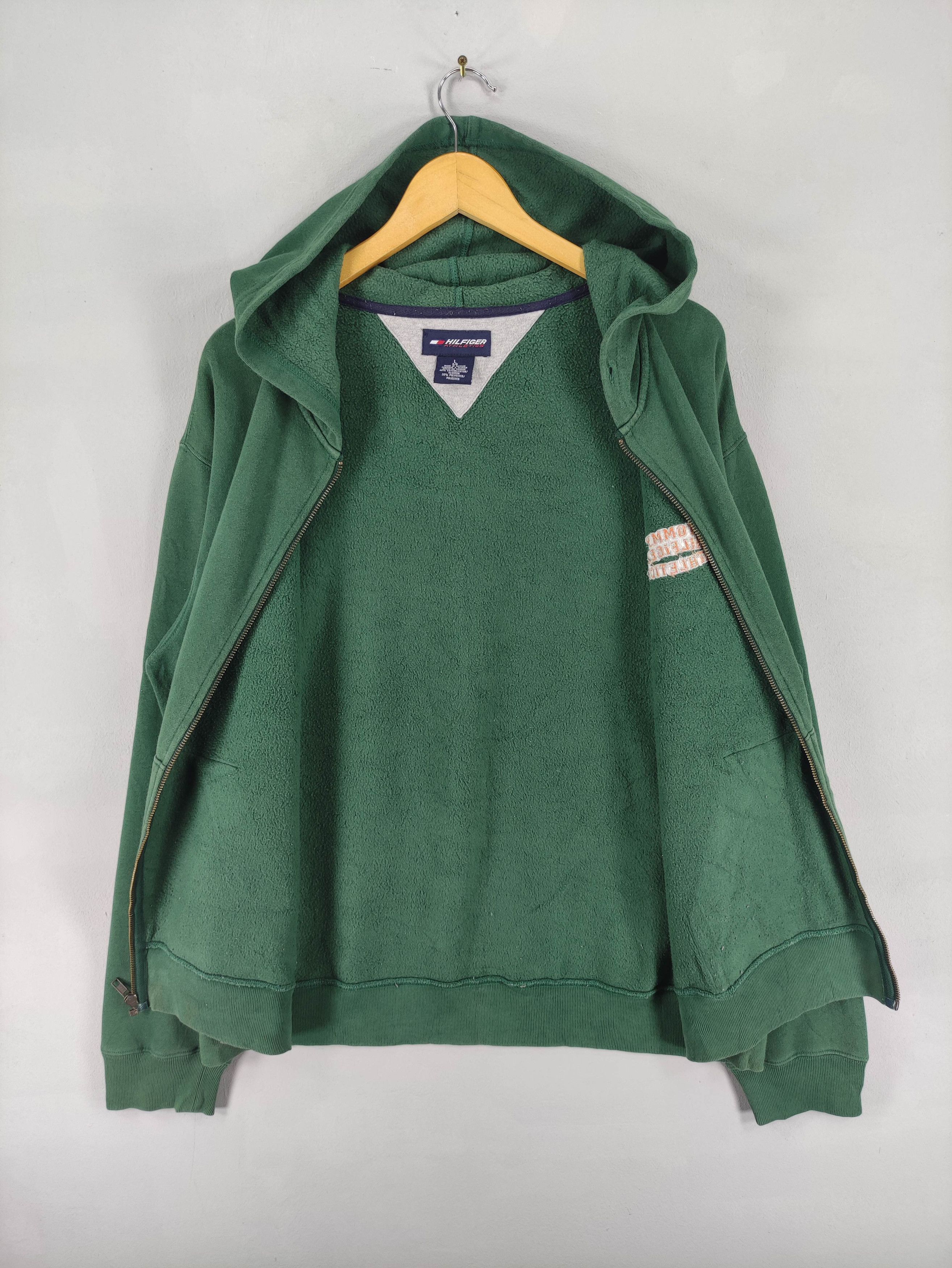 Tommy Hilfiger × Vintage Vintage Tommy Hilfiger Sweater Hoodie Zipper Size US L / EU 52-54 / 3 - 4 Thumbnail