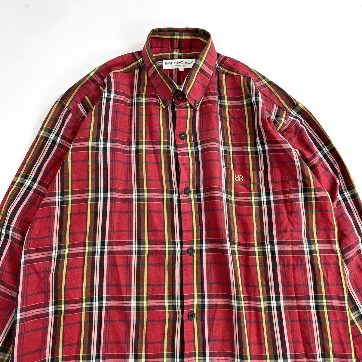 Balenciaga × Vintage Vintage Balenciaga Paris Long Shirt Size US L / EU 52-54 / 3 - 2 Thumbnail
