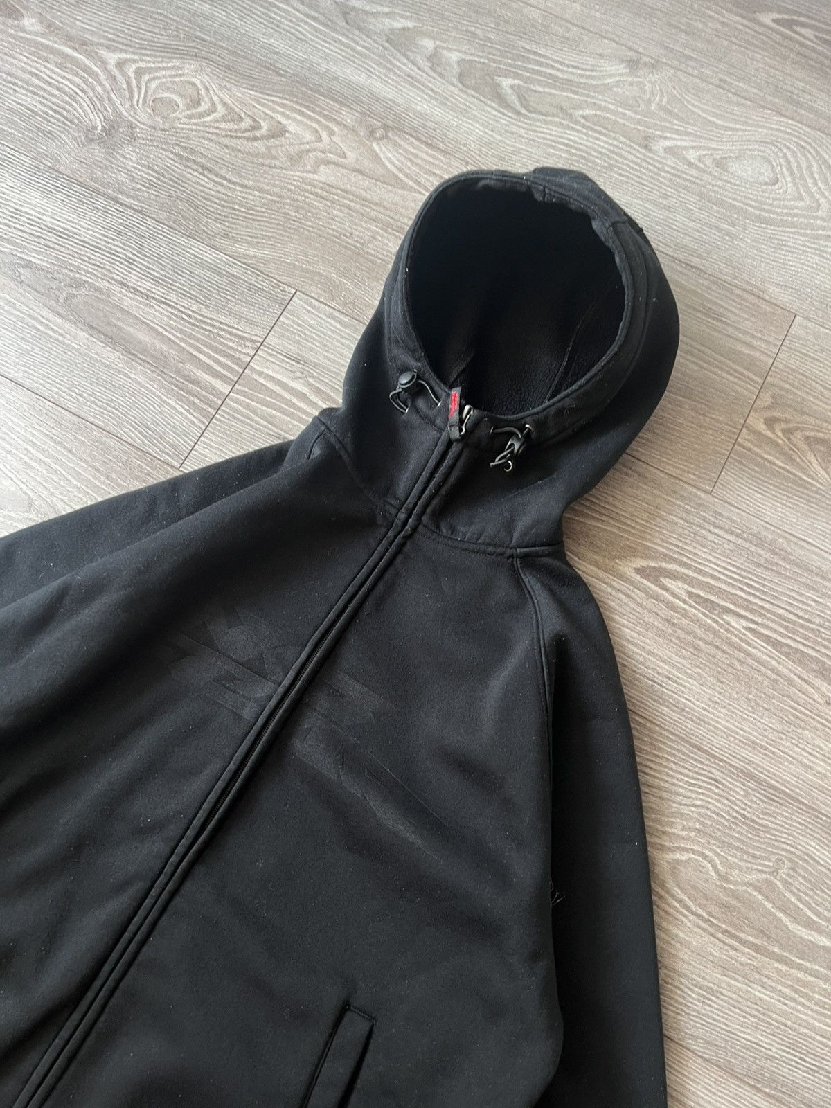 Affliction × No Fear ‼️Archival No Fear Triple Black Avant Garde Rare Zip Hoodie‼️ Size US L / EU 52-54 / 3 - 11 Thumbnail