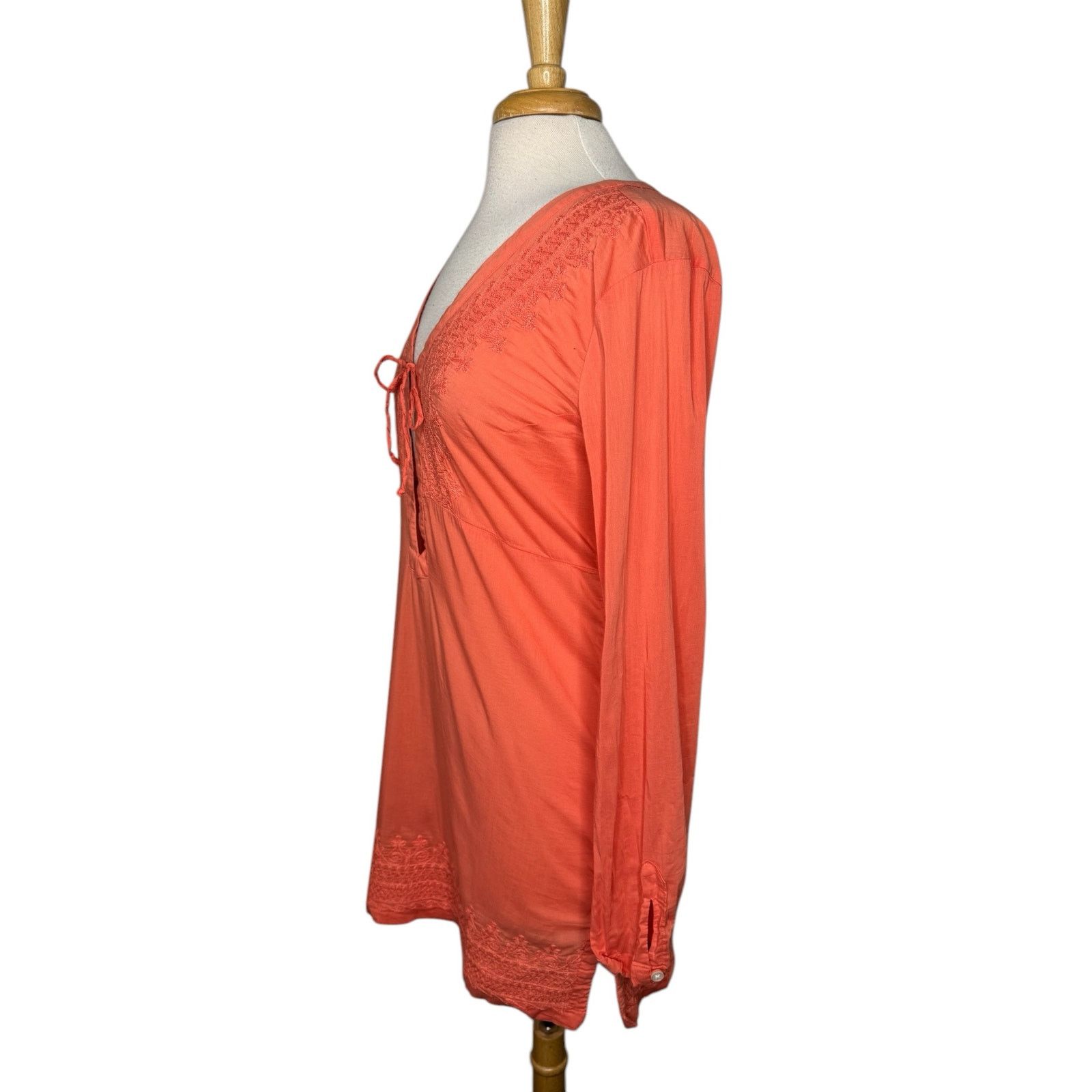 Athleta ATHLETA Kimssa Tunic Top in Light Coral Sunset Orange Small Size S / US 4 / IT 40 - 2 Thumbnail
